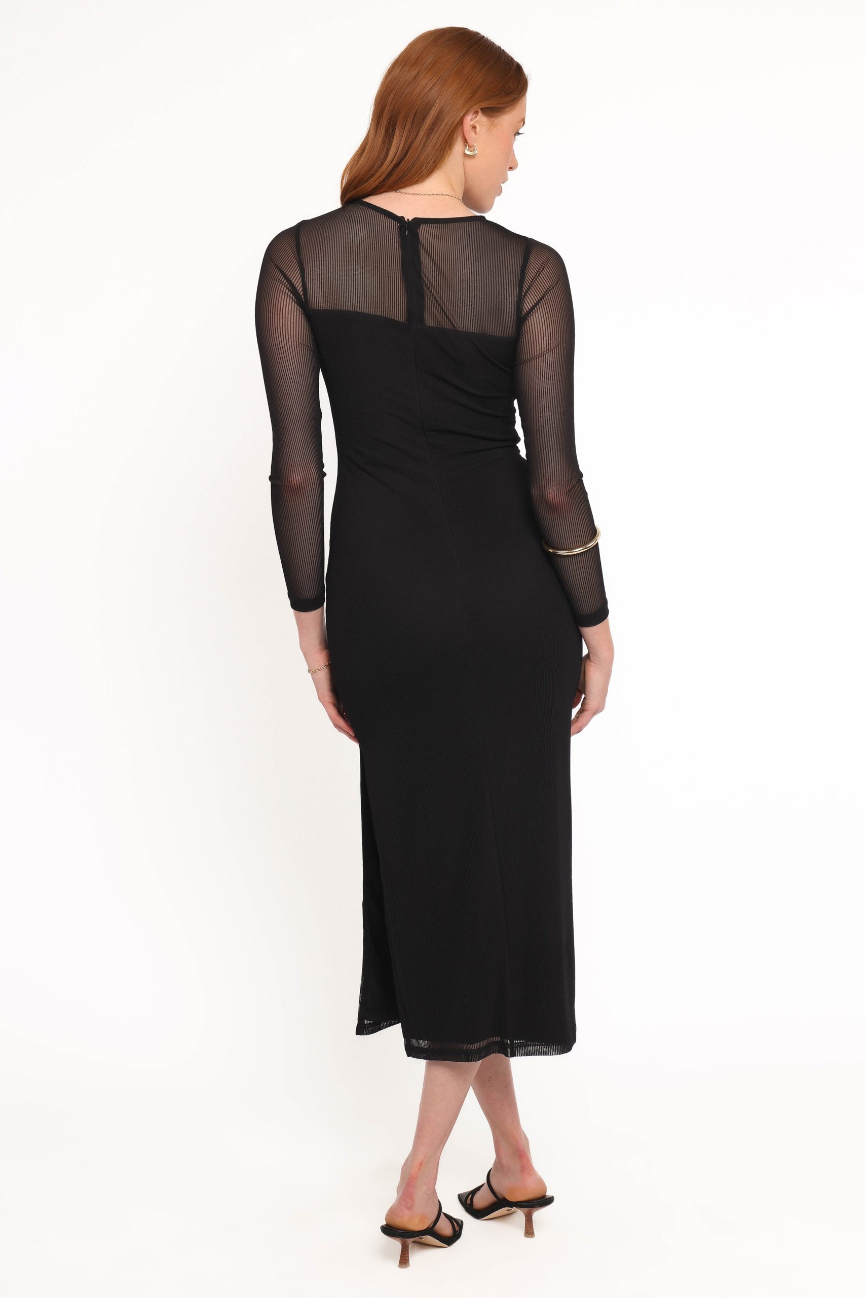 Famille Midi Dress - Black - Image 4