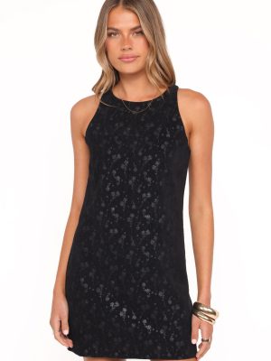 Farica Mini Dress - Black Floral