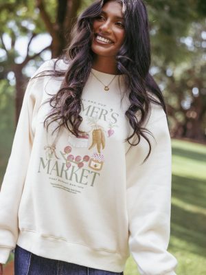 Farmers Market Sweatshirt - Cream