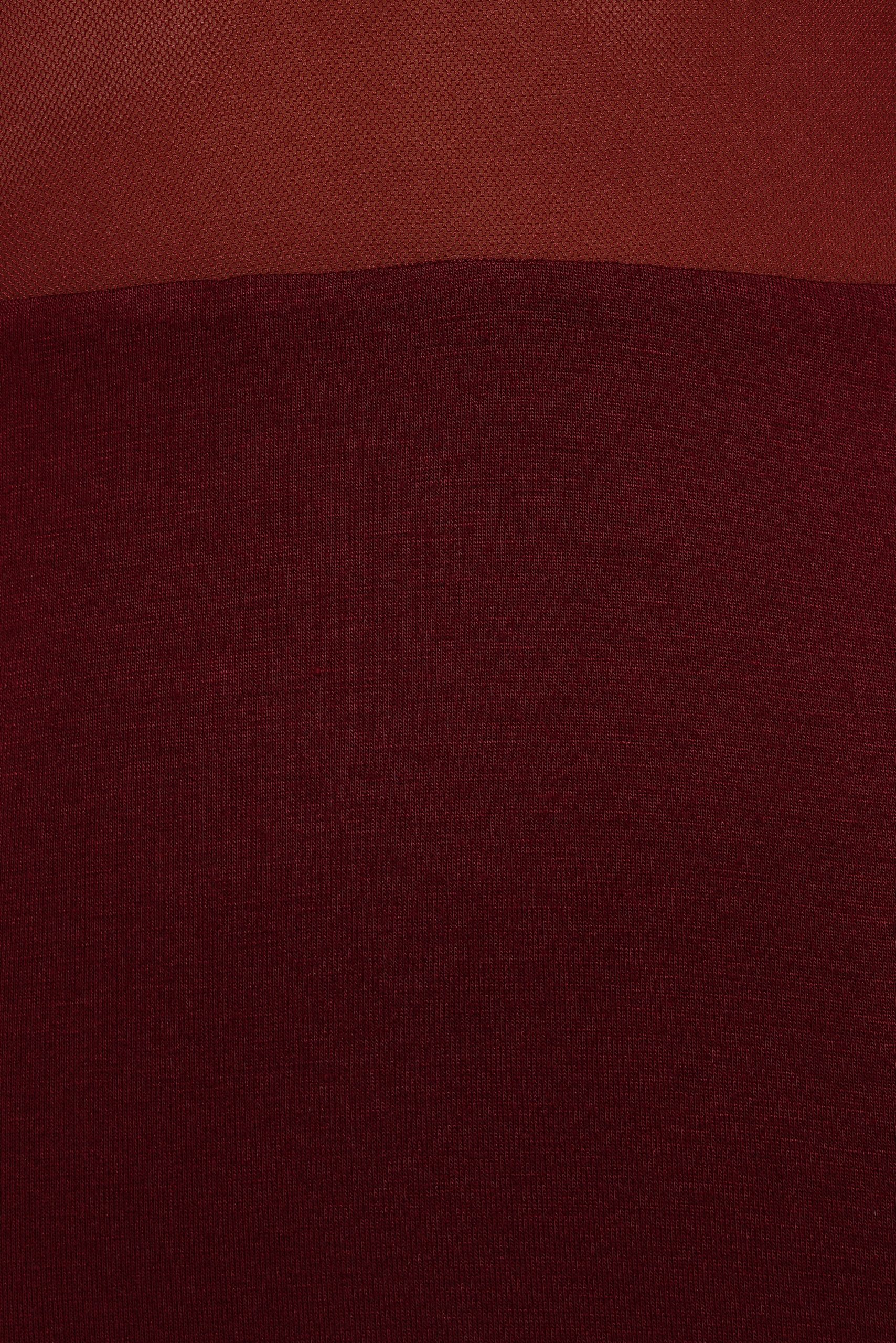 Farrow Long Sleeve Midi Dress - Wine - Image 9