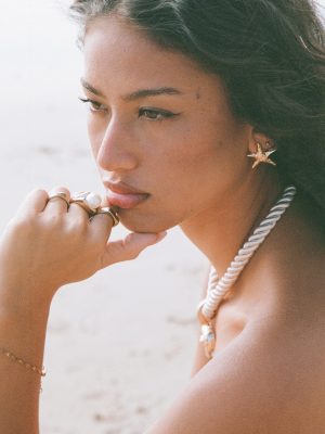 Bliss Starfish Earrings - Gold