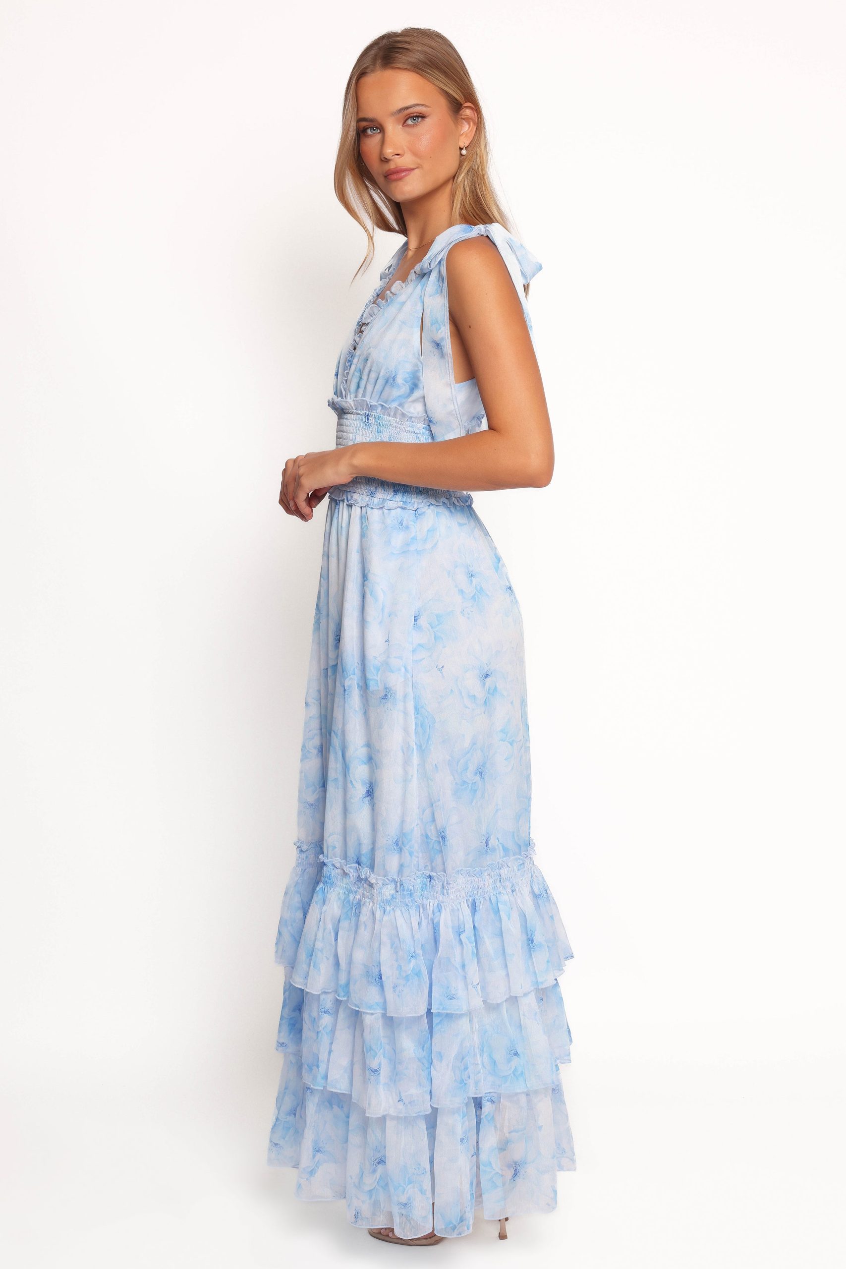 Fionna Maxi Dress - Blue Floral - Image 6