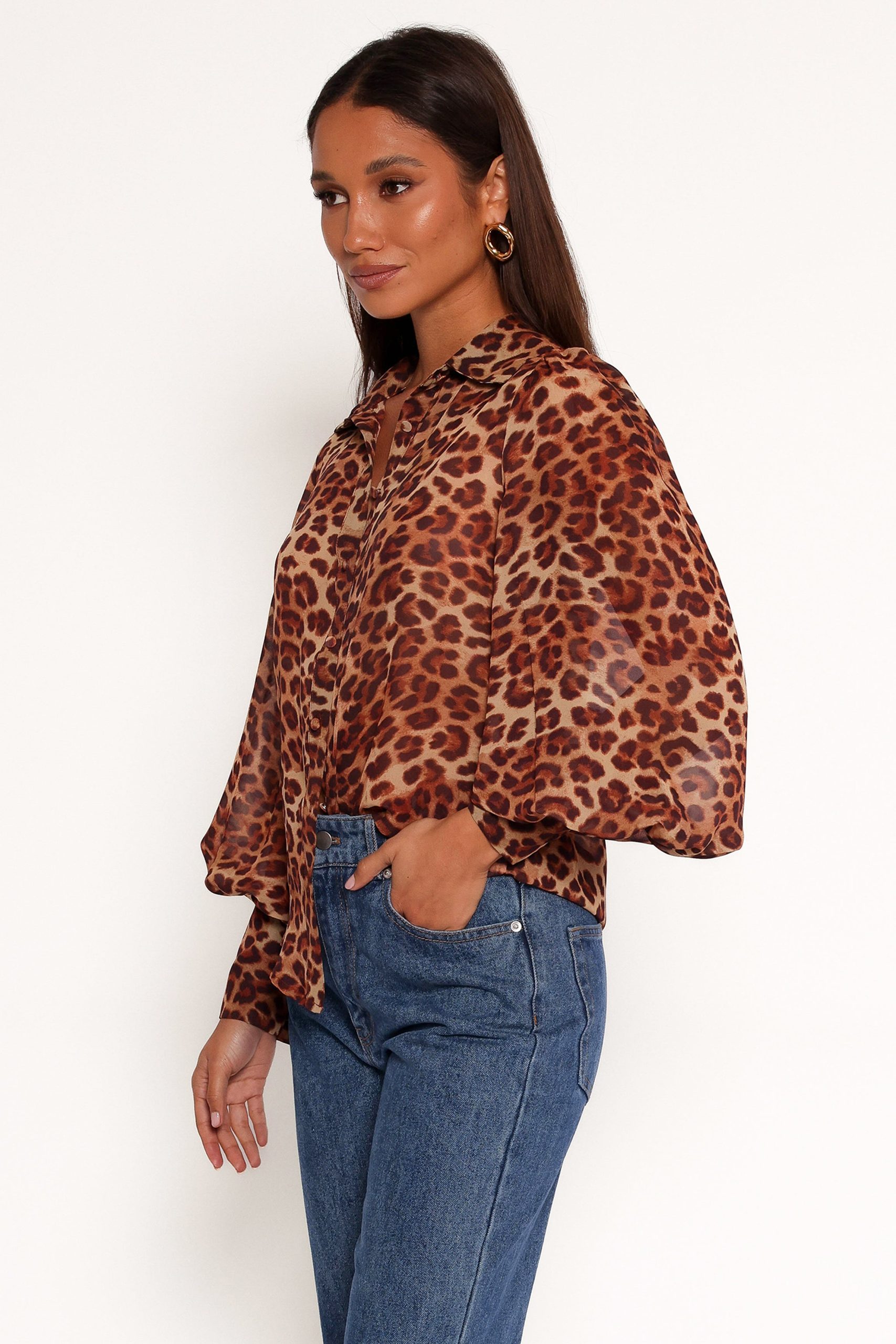 Fleetwood Blouse - Leopard - Image 5