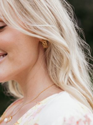 Fleur Earrings - Gold