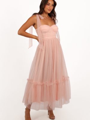Floret Midi Dress - Petal Pink