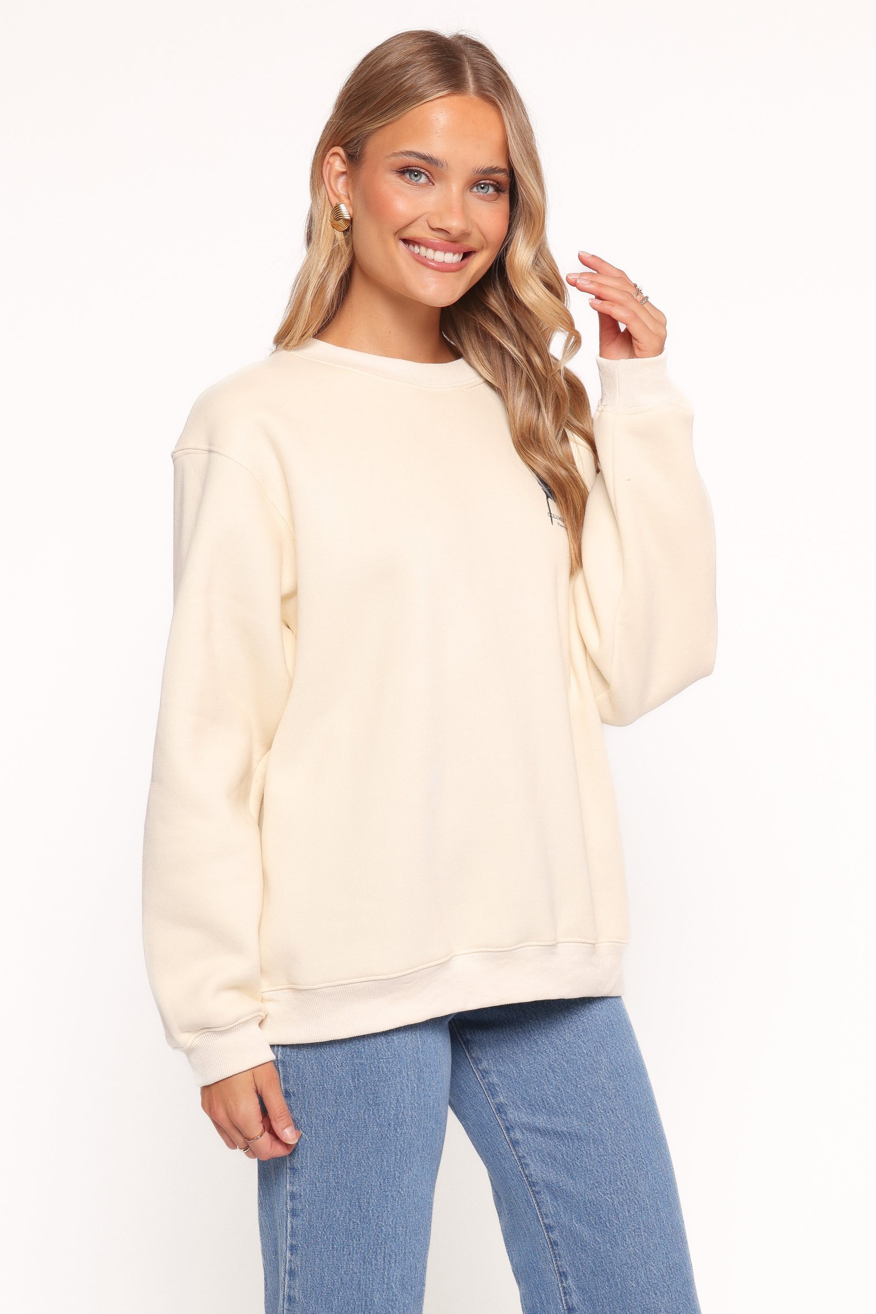 Flower Market Sweatshirt - Cream - Image 3