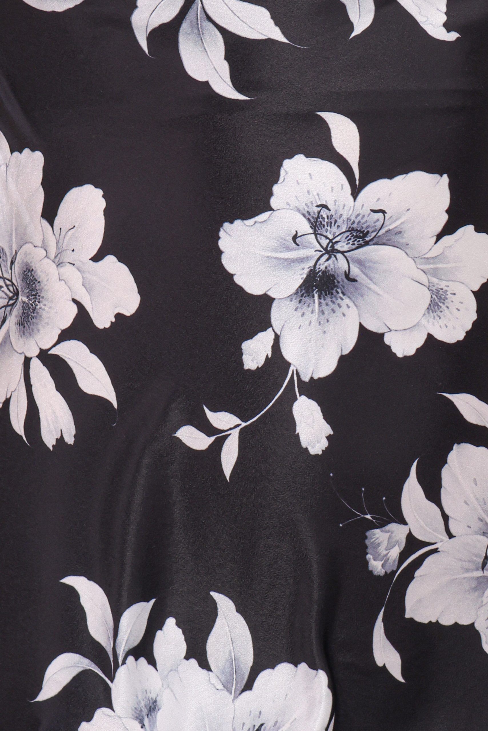 Freida Halter Midi Dress - Black Floral - Image 5