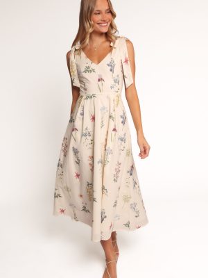 Galadriel Midi Dress - Cream