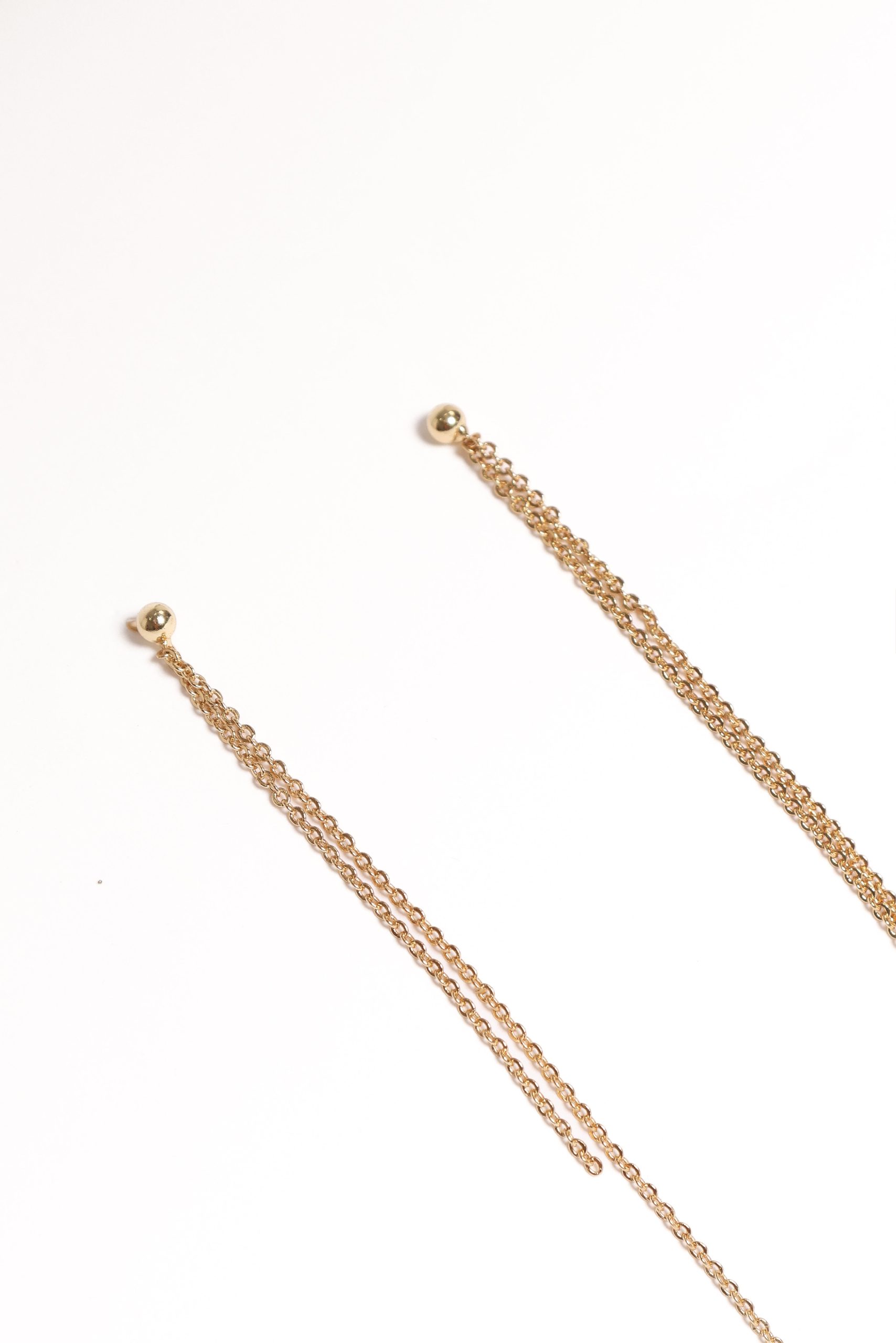 Genevieve Drop Earrings - Gold - Image 2