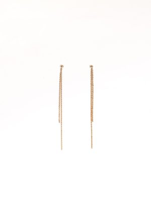 Genevieve Drop Earrings - Gold