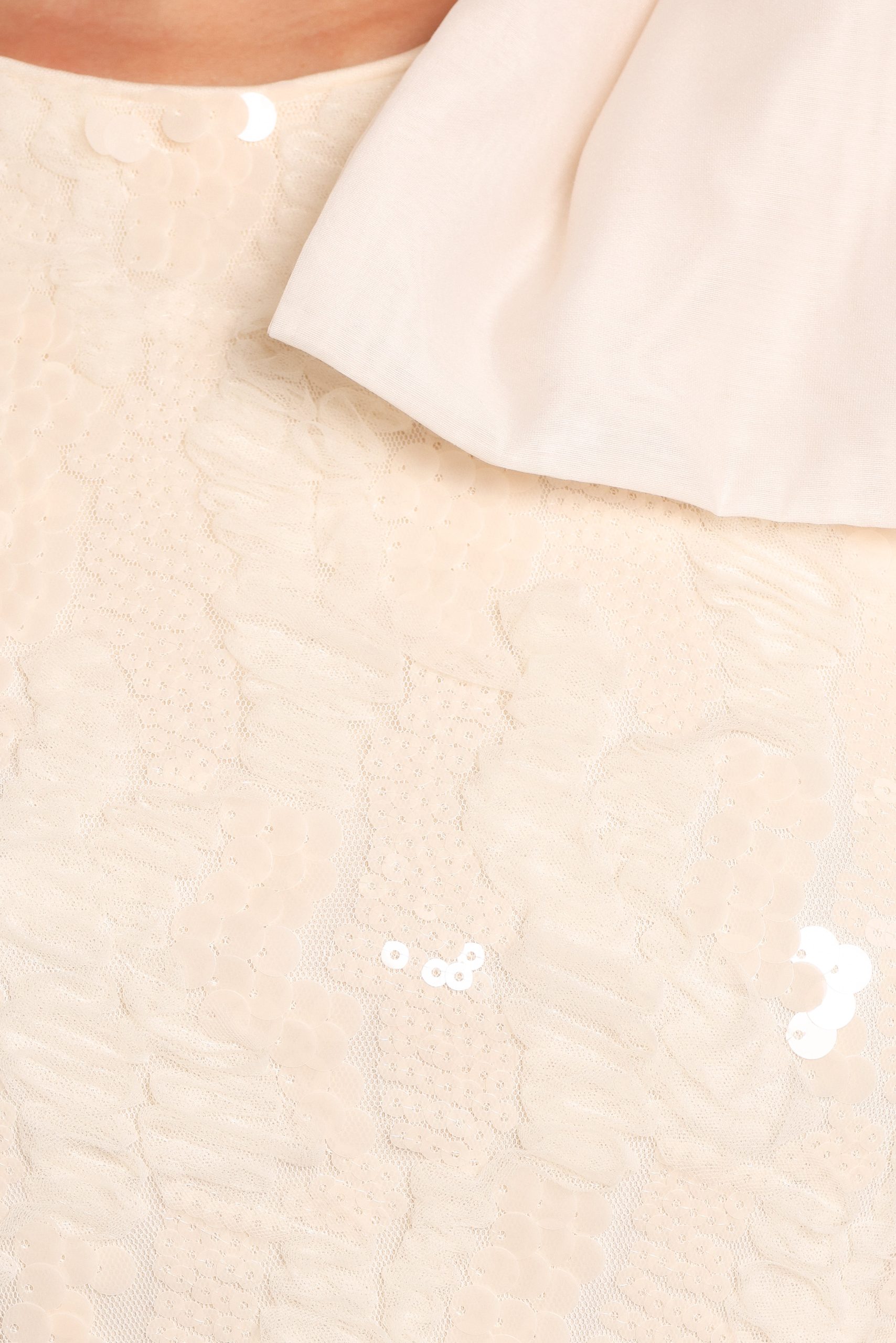 Gian Mini Dress - Cream - Image 7