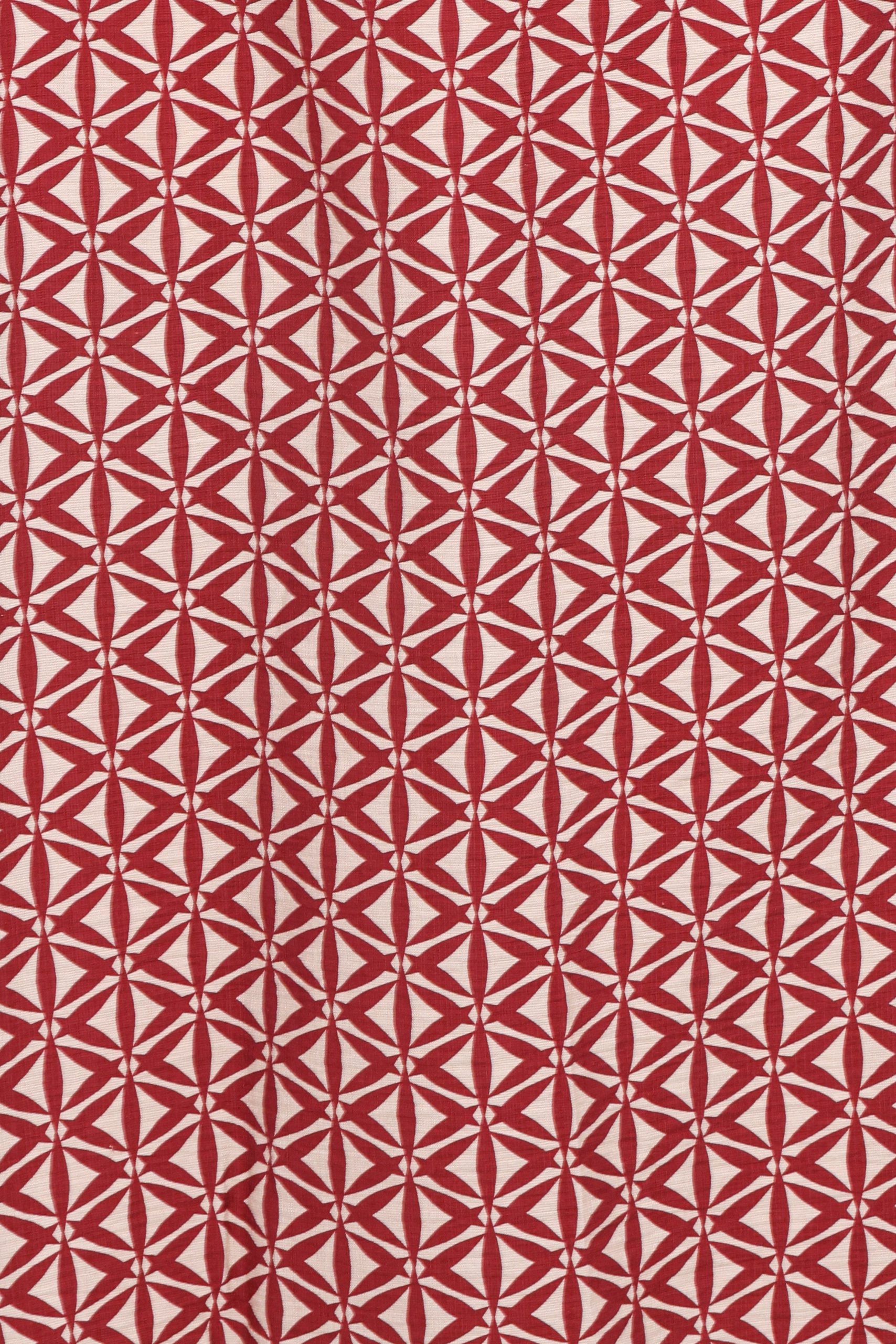 Ginnee Puff Sleeve Cutout Midi Dress - Brown Geo - Image 6