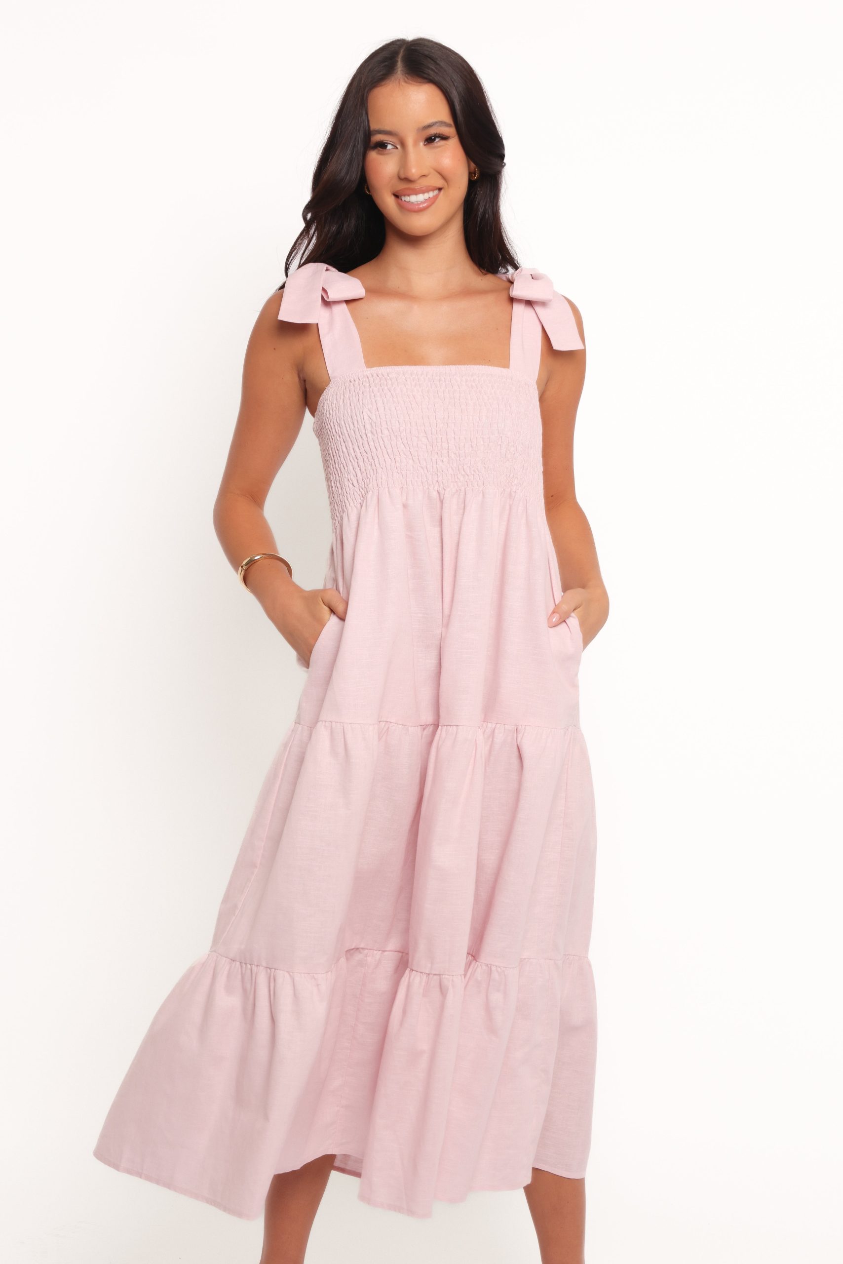 Giorgi Midi Dress - Pink - Image 2