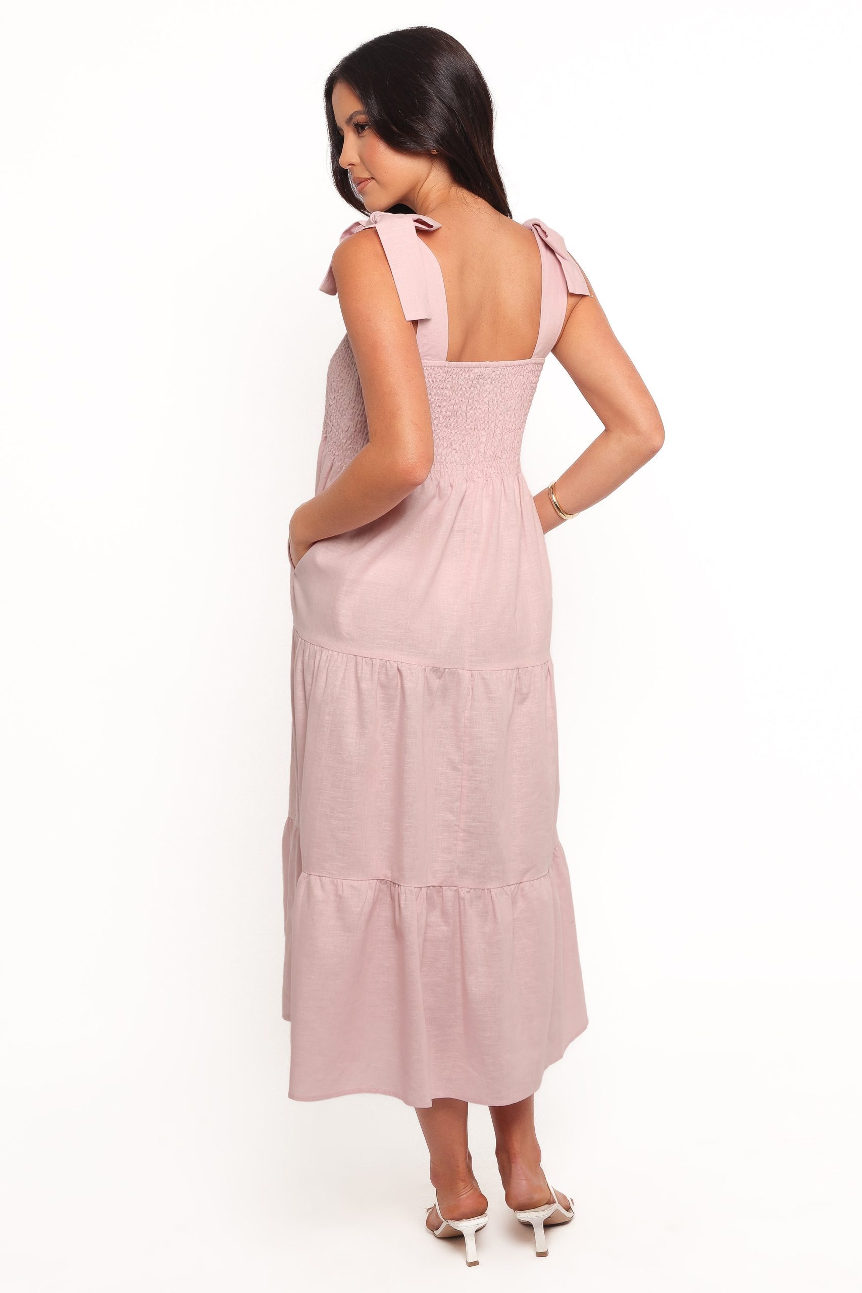 Giorgi Midi Dress - Pink - Image 4