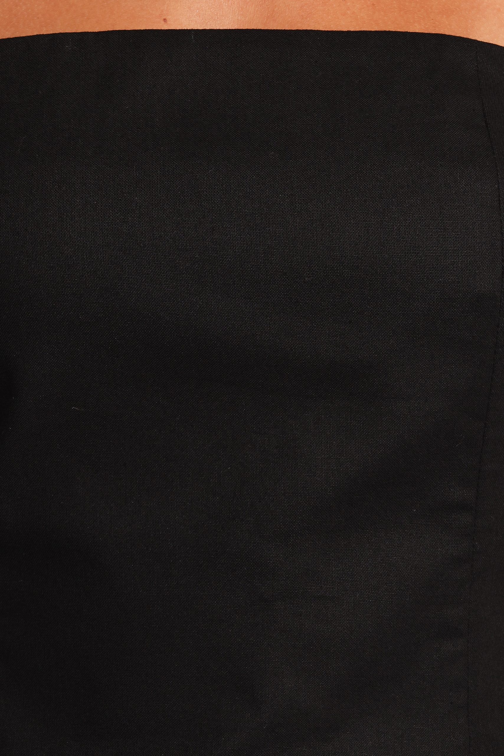 Giovana Strapless Top - Black - Image 6