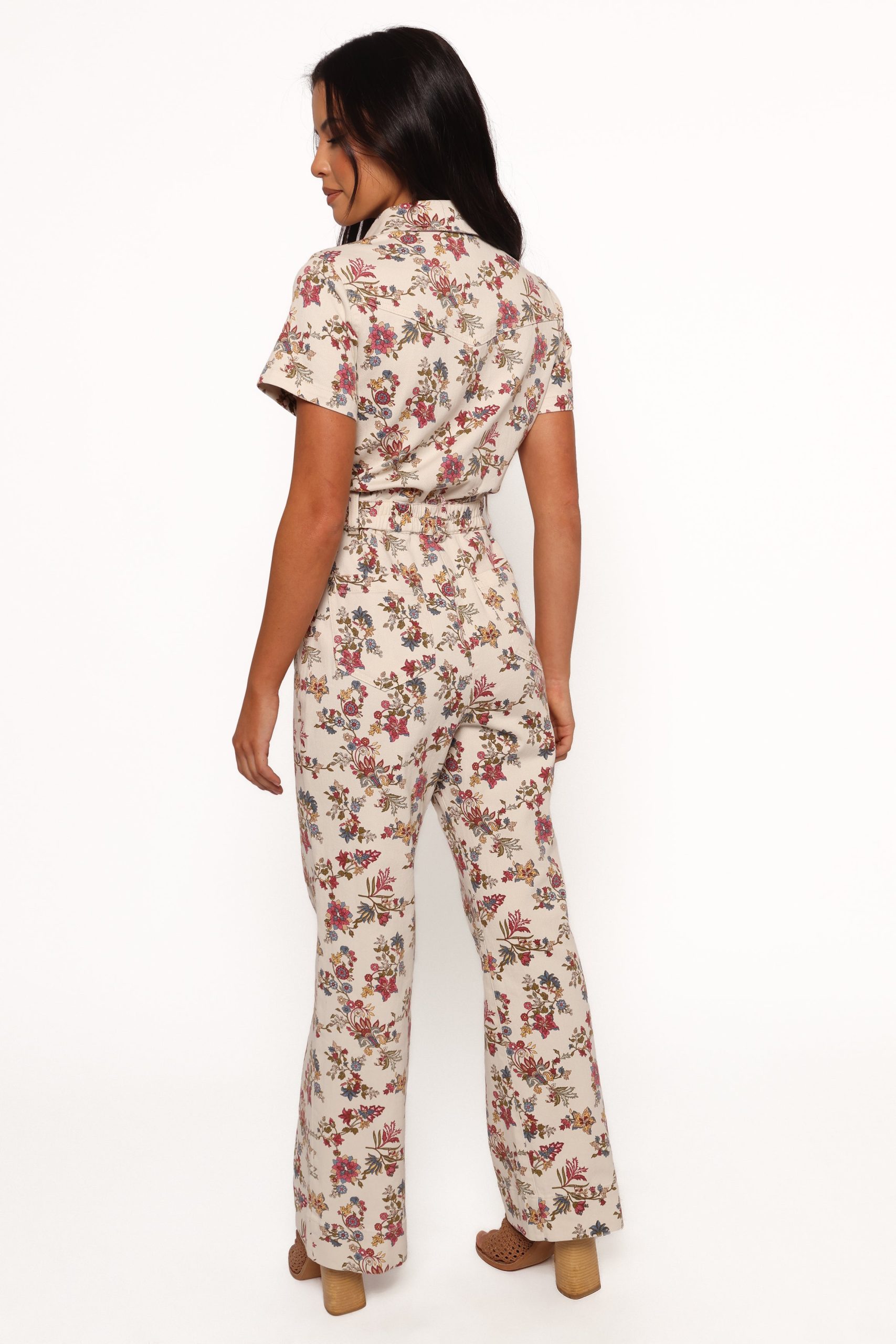 Gisel Jumpsuit - Ivory Multi - Image 4