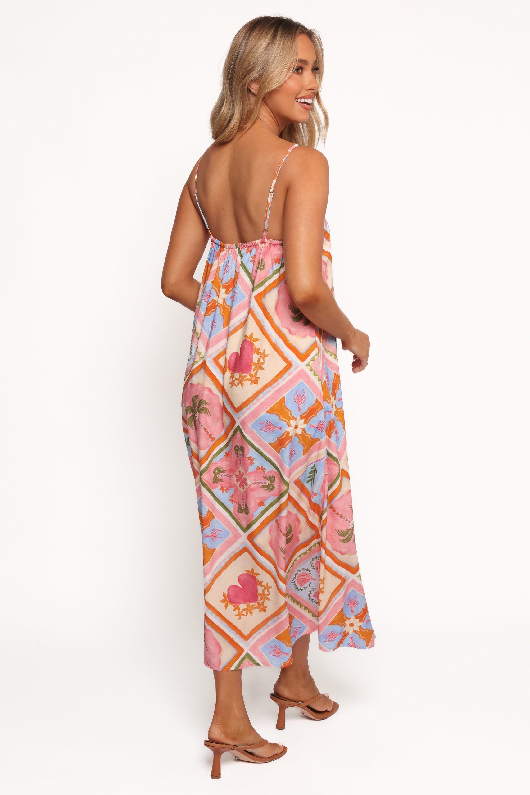 Gisela Midi Dress - Multi Tile - Image 3