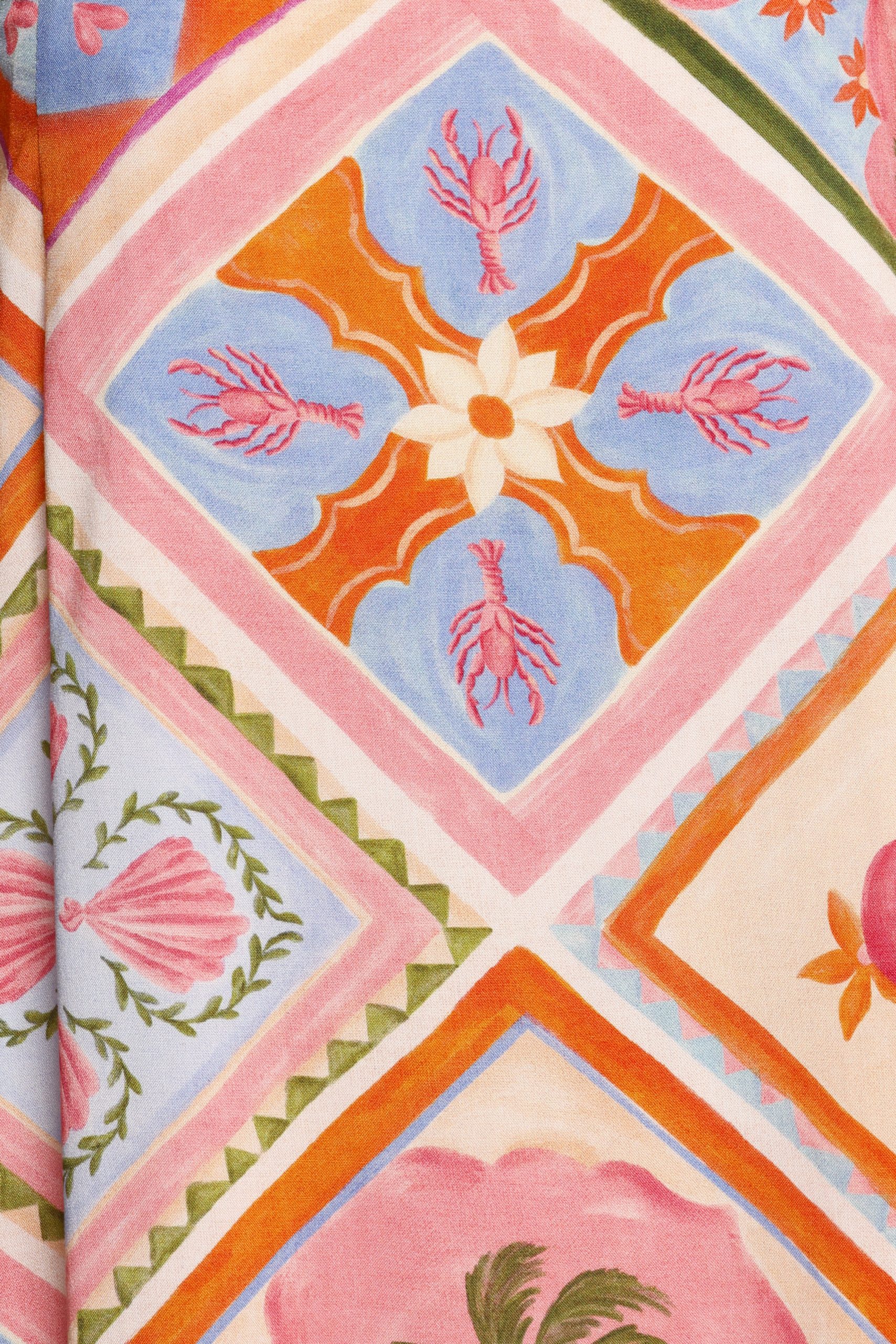 Gisela Midi Dress - Multi Tile - Image 5