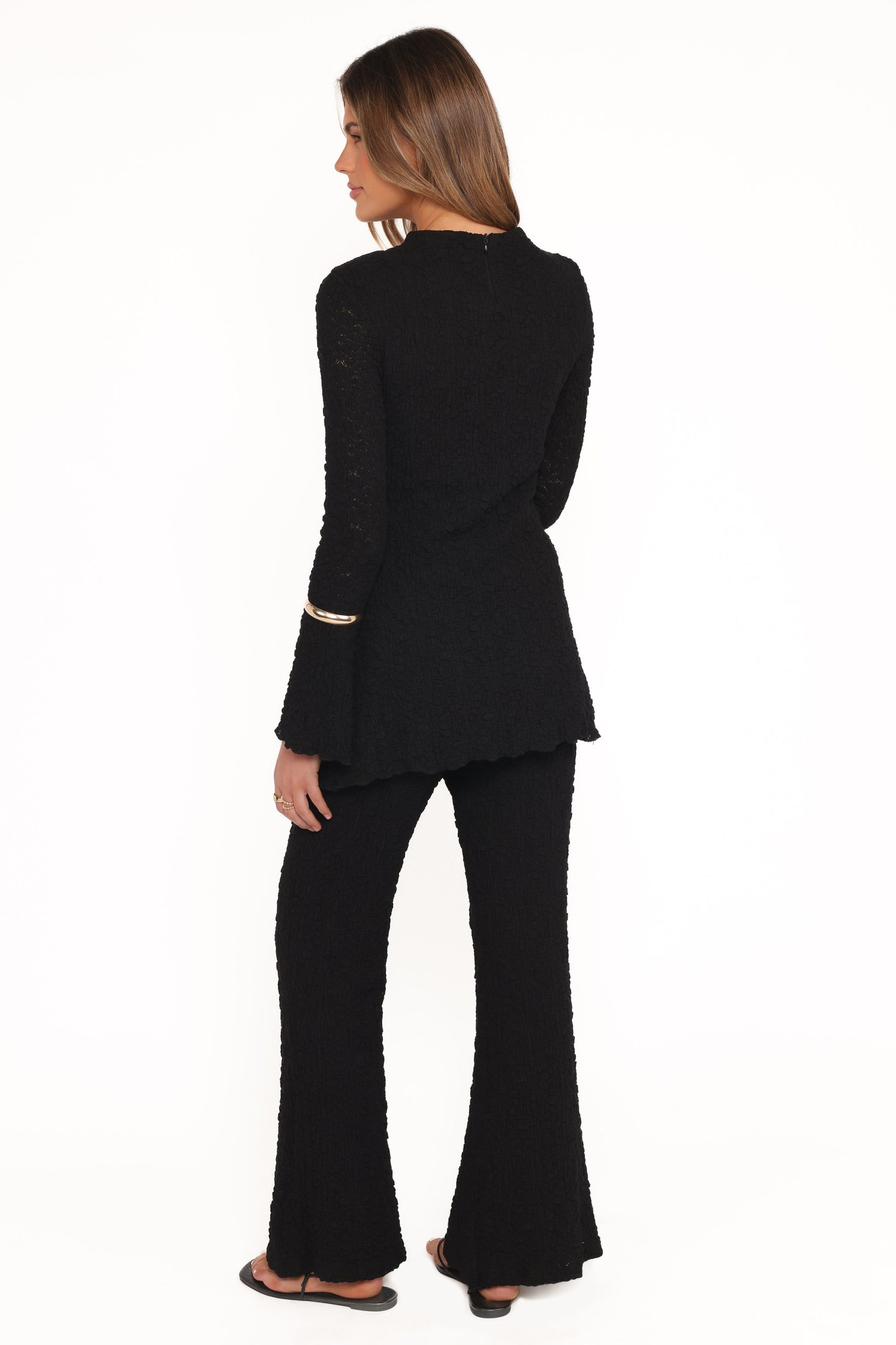 Gracie Lace Pant Set - Black - Image 4