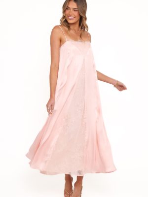 Halsey Midi Dress - Pink