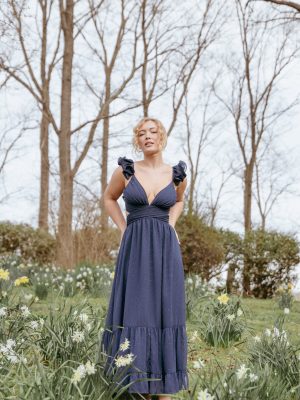Harmony Maxi Dress - Navy