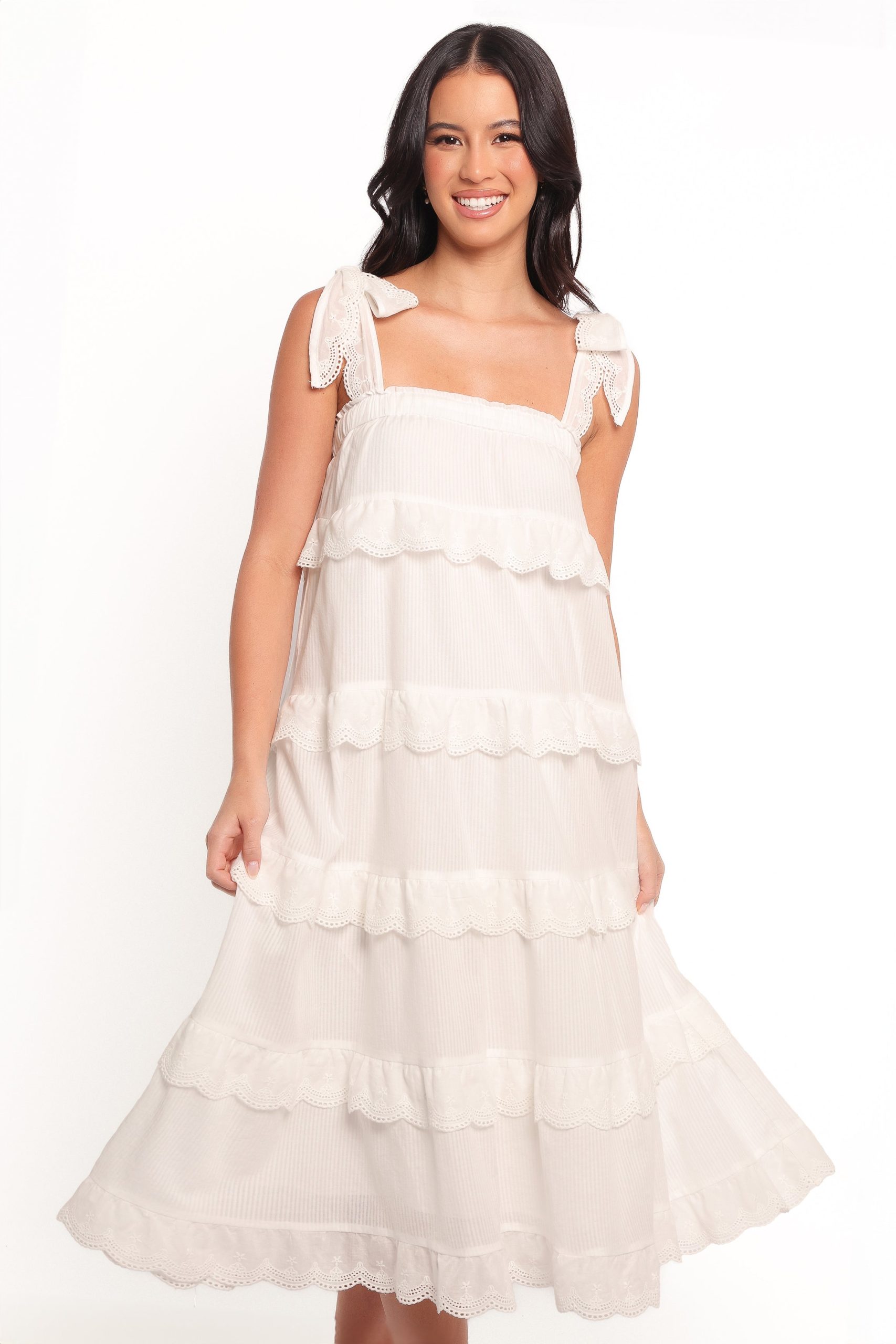 Harriette Midi Dress - White - Image 2