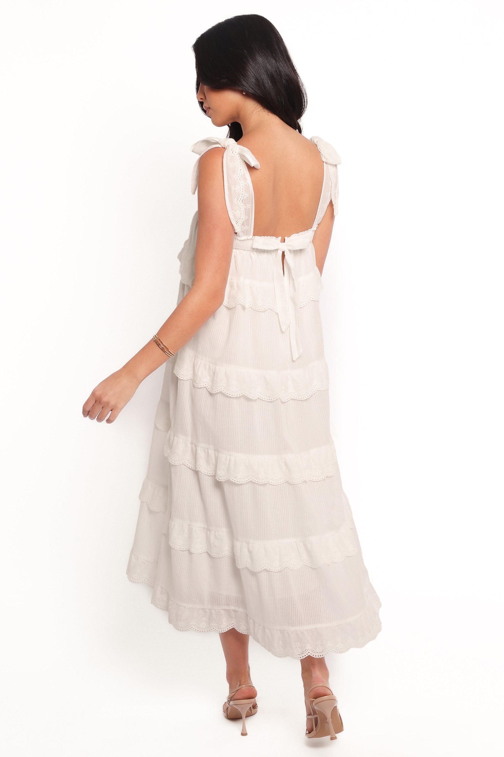 Harriette Midi Dress - White - Image 4