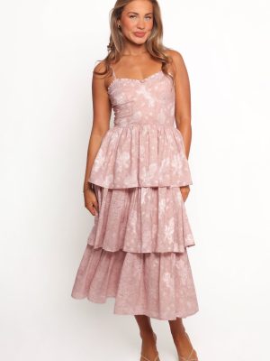 Imogene Midi Dress - Mauve