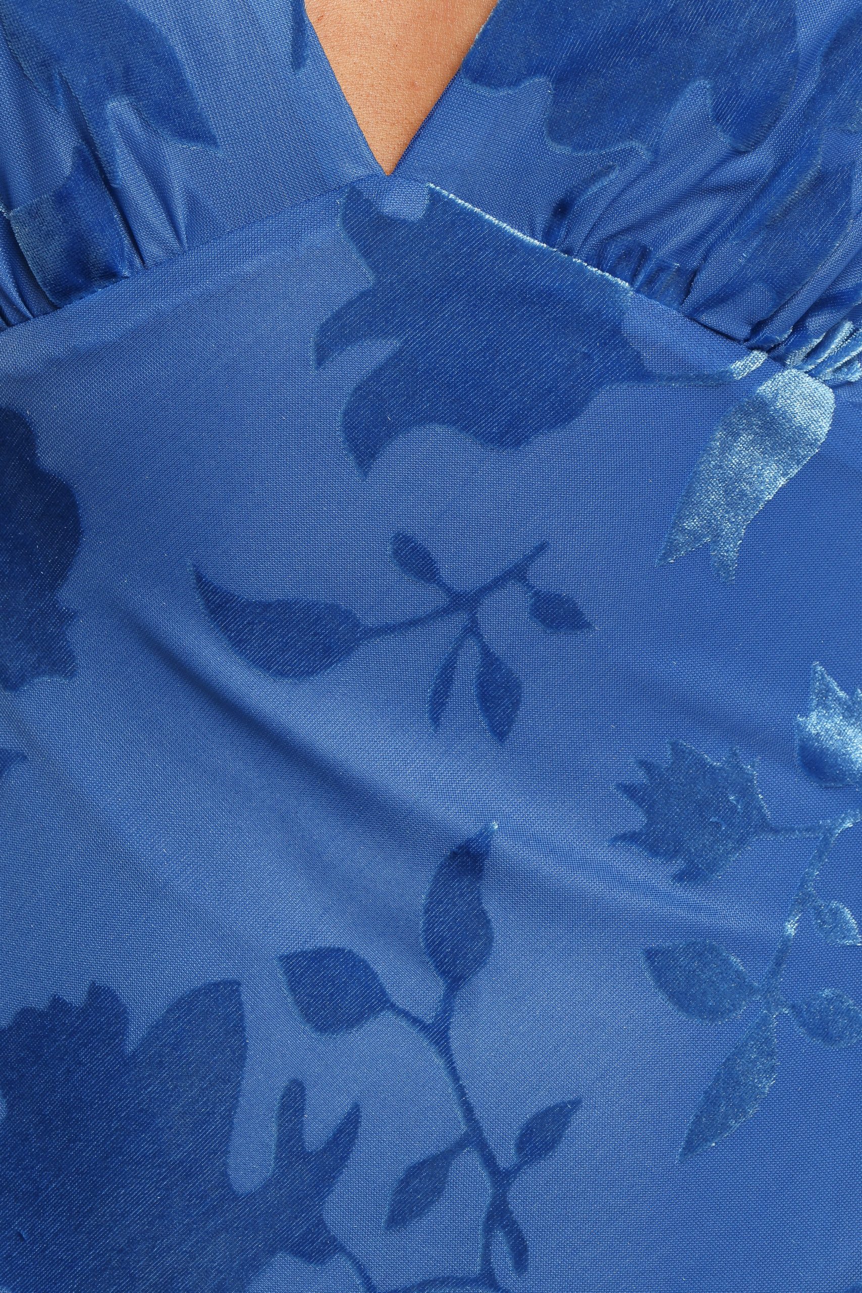 Izzy Midi Dress - Blue Floral - Image 7