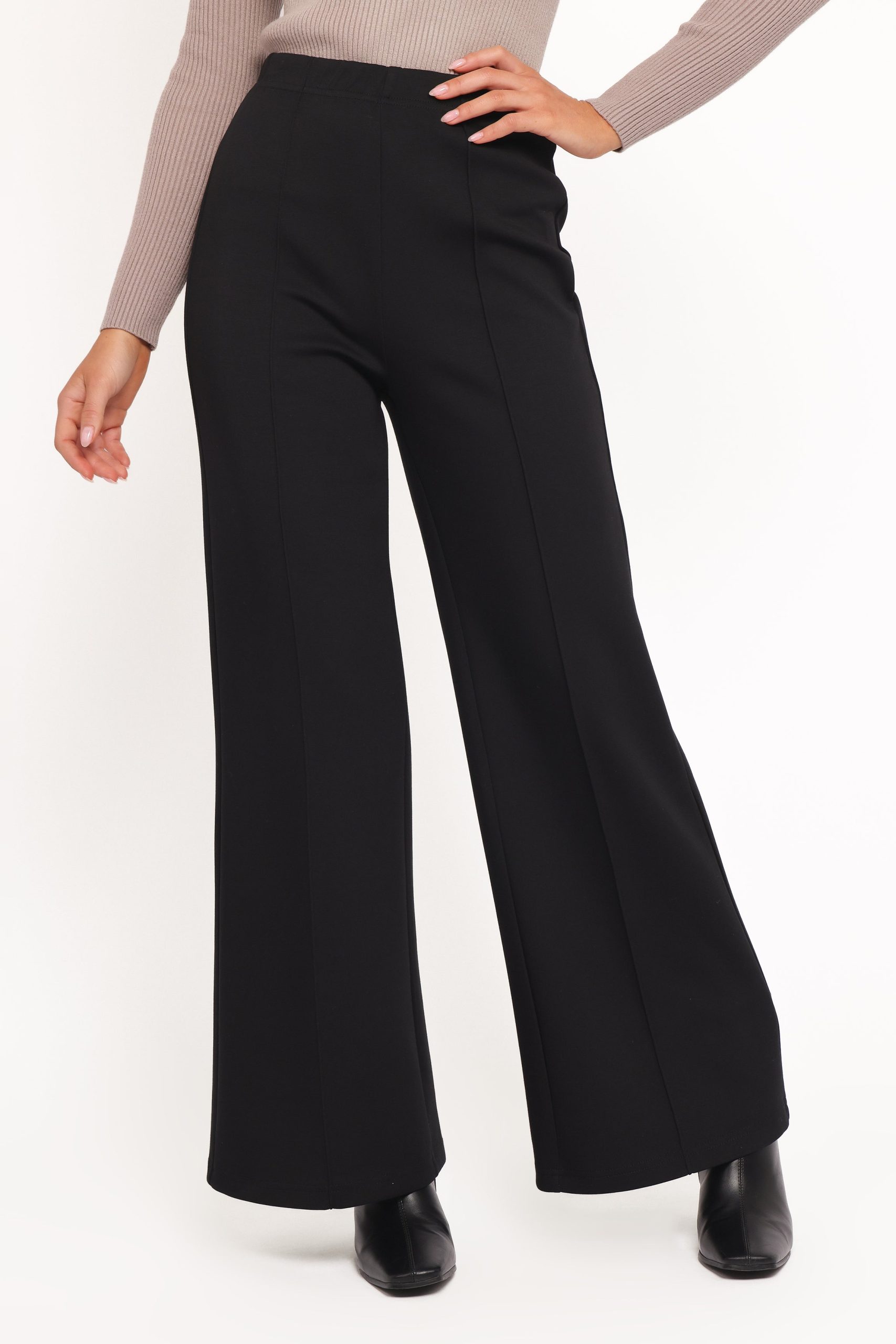 Jade Wide Leg Pant - Black - Image 2