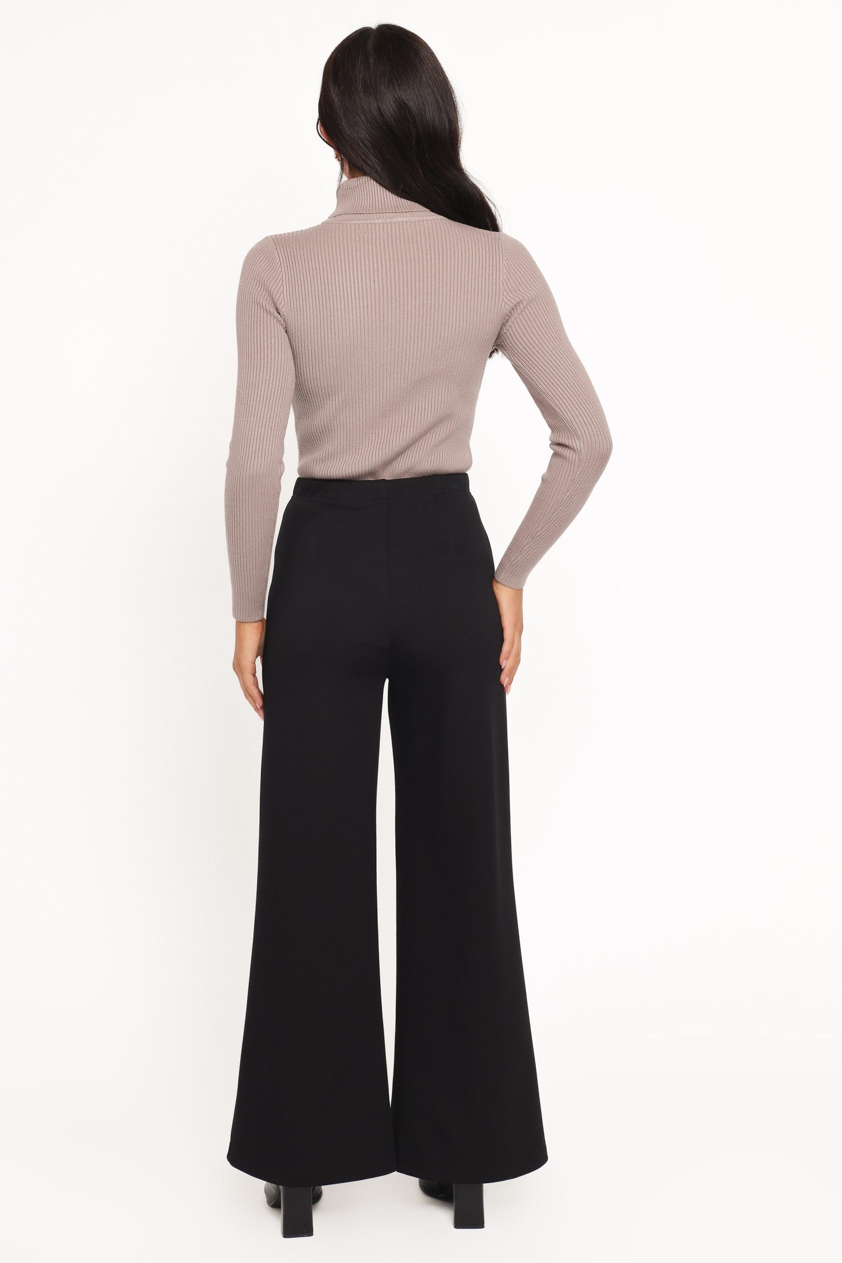 Jade Wide Leg Pant - Black - Image 4