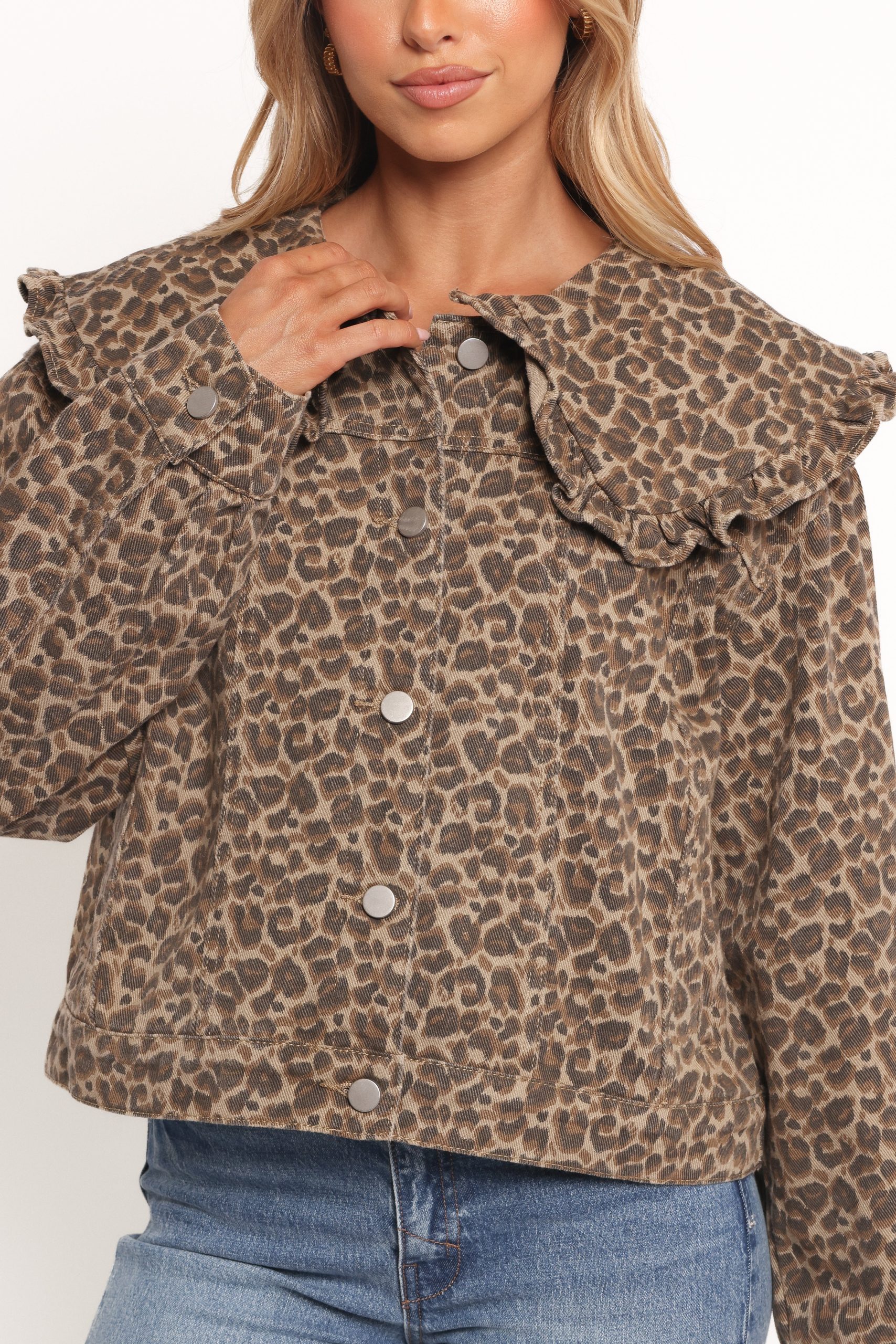 Jaelle Leopard Print Jacket - Leopard - Image 6