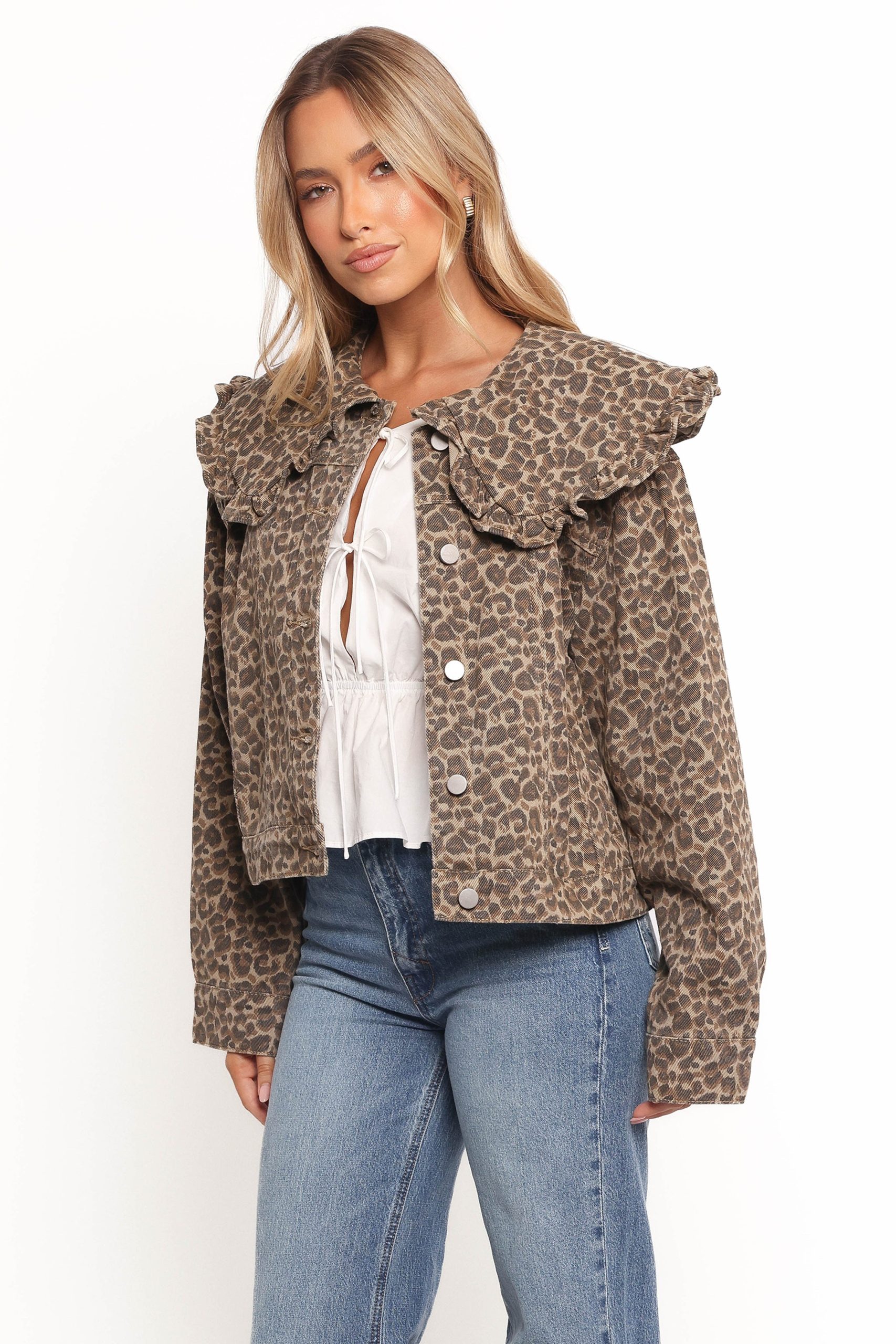 Jaelle Leopard Print Jacket - Leopard - Image 3