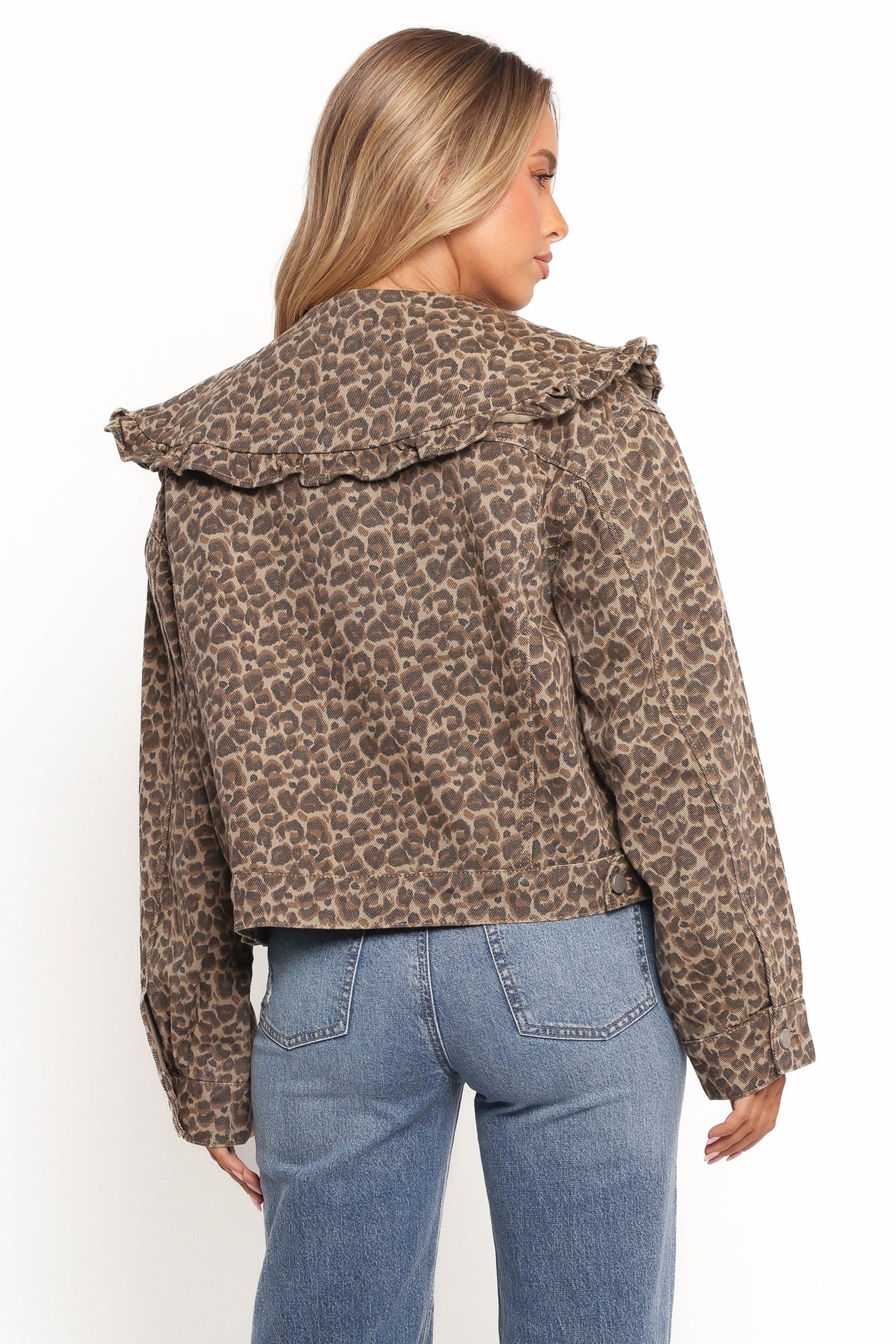 Jaelle Leopard Print Jacket - Leopard - Image 4