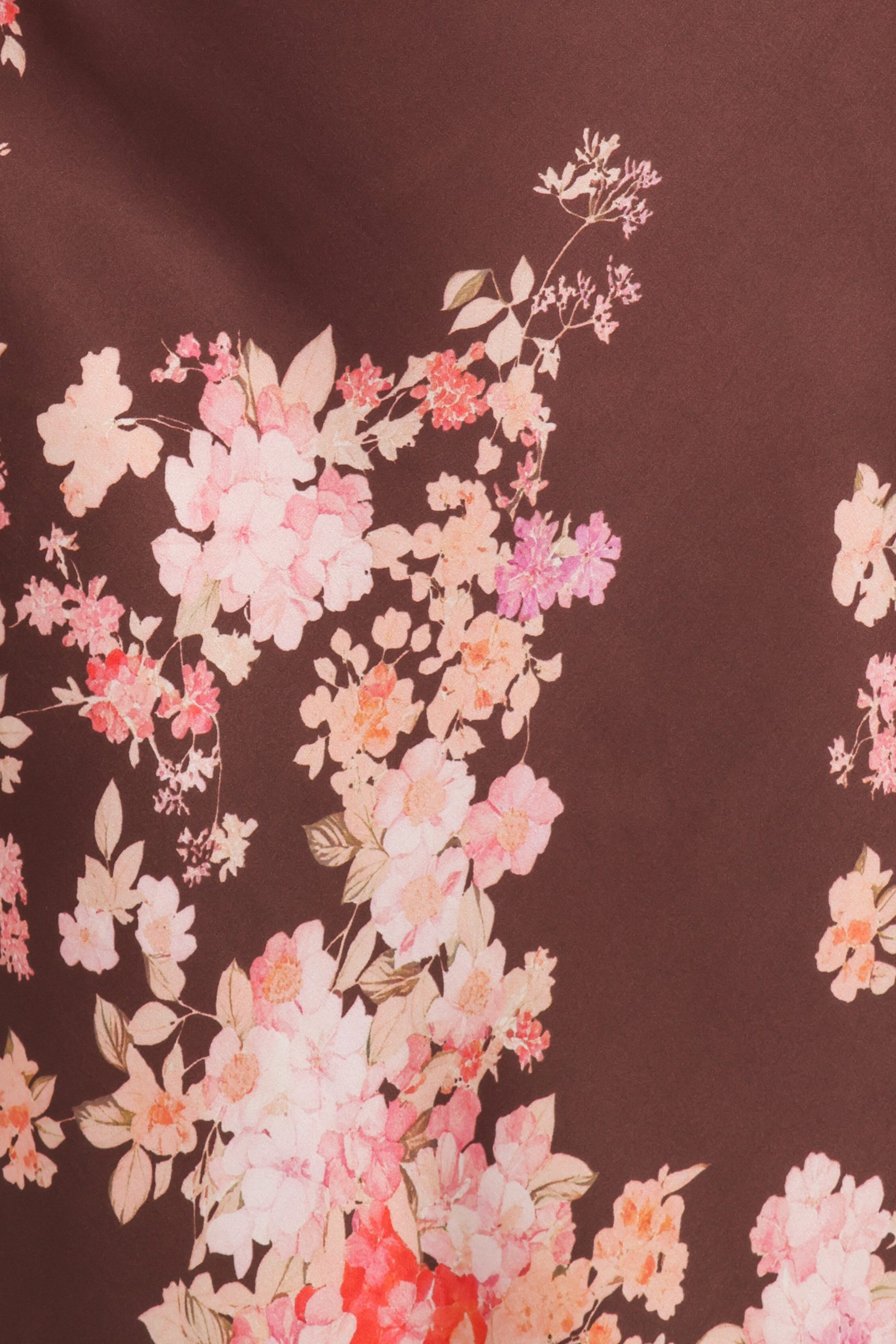 Jamila Midi Dress - Brown Floral - Image 6