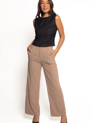 Janaina Open Back Top - Black