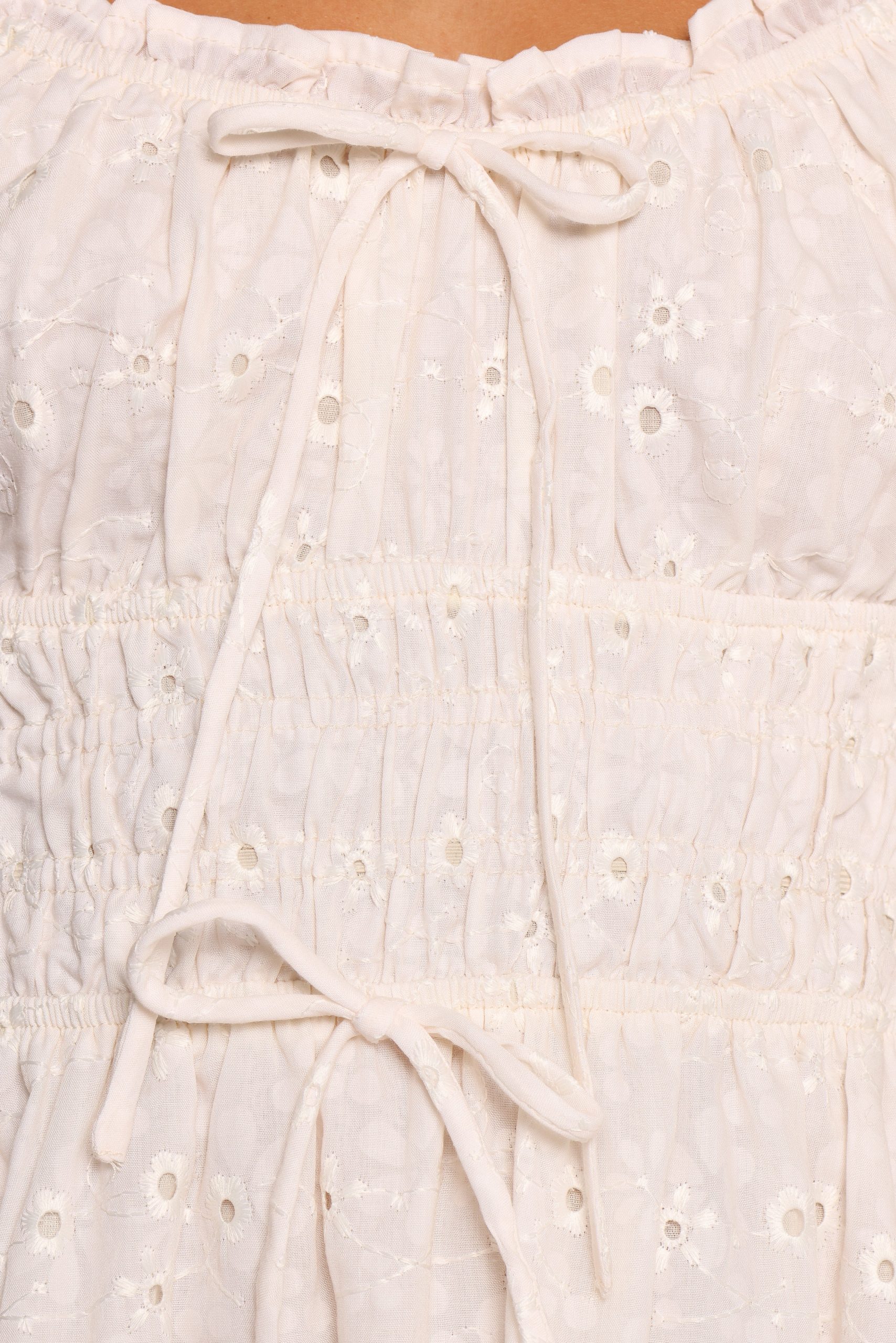 Janessa Mini Dress - Cream Floral - Image 6