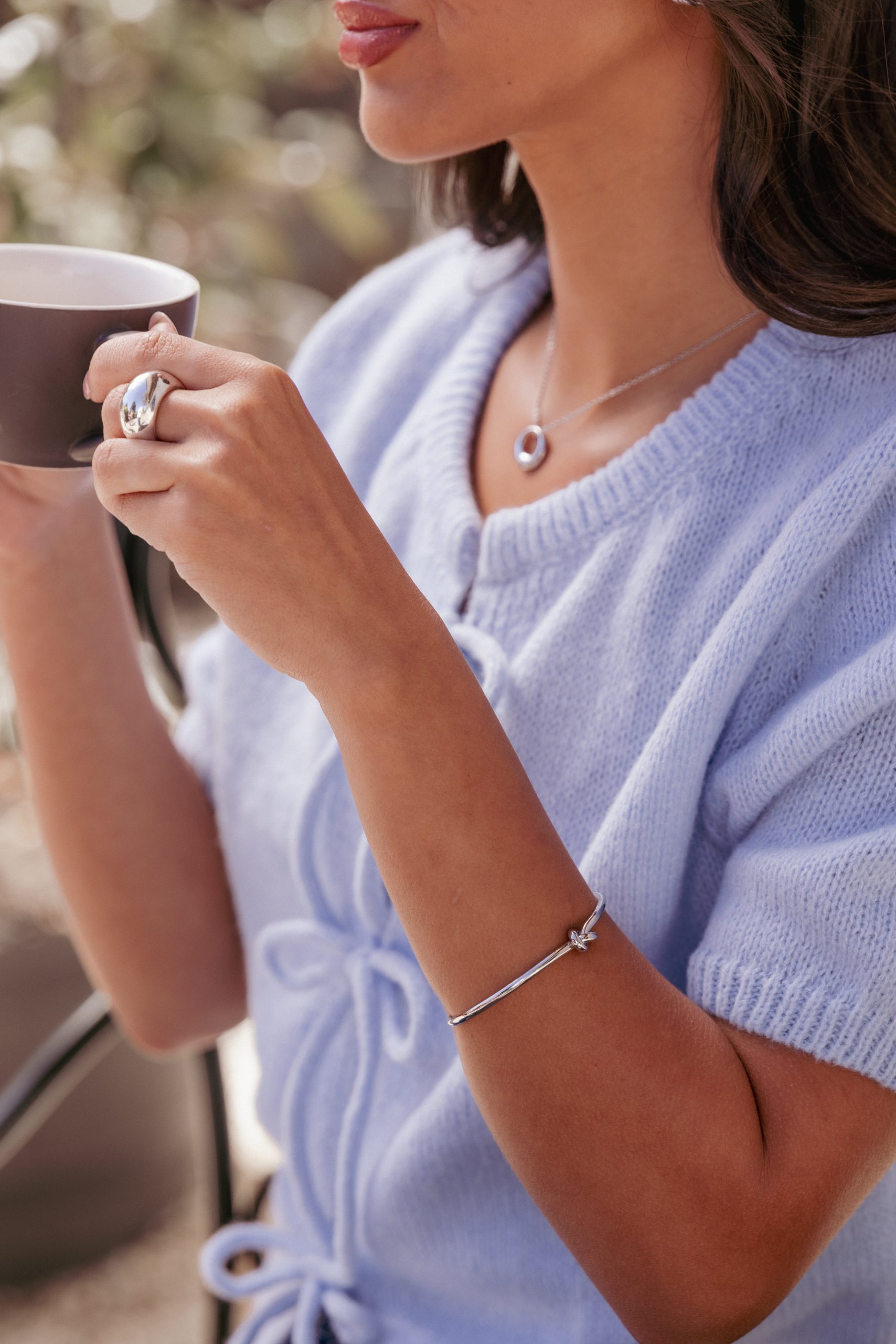 Jarvis Knot Bracelet - Silver - Image 5