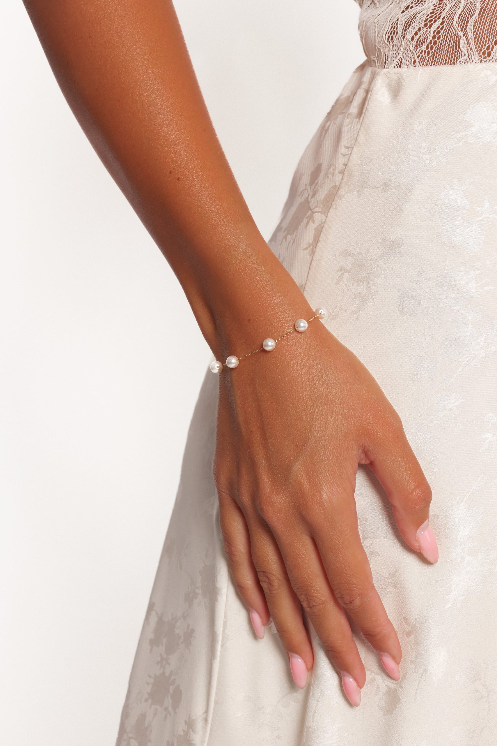 Jasmine Bracelet - Pearl - Image 2