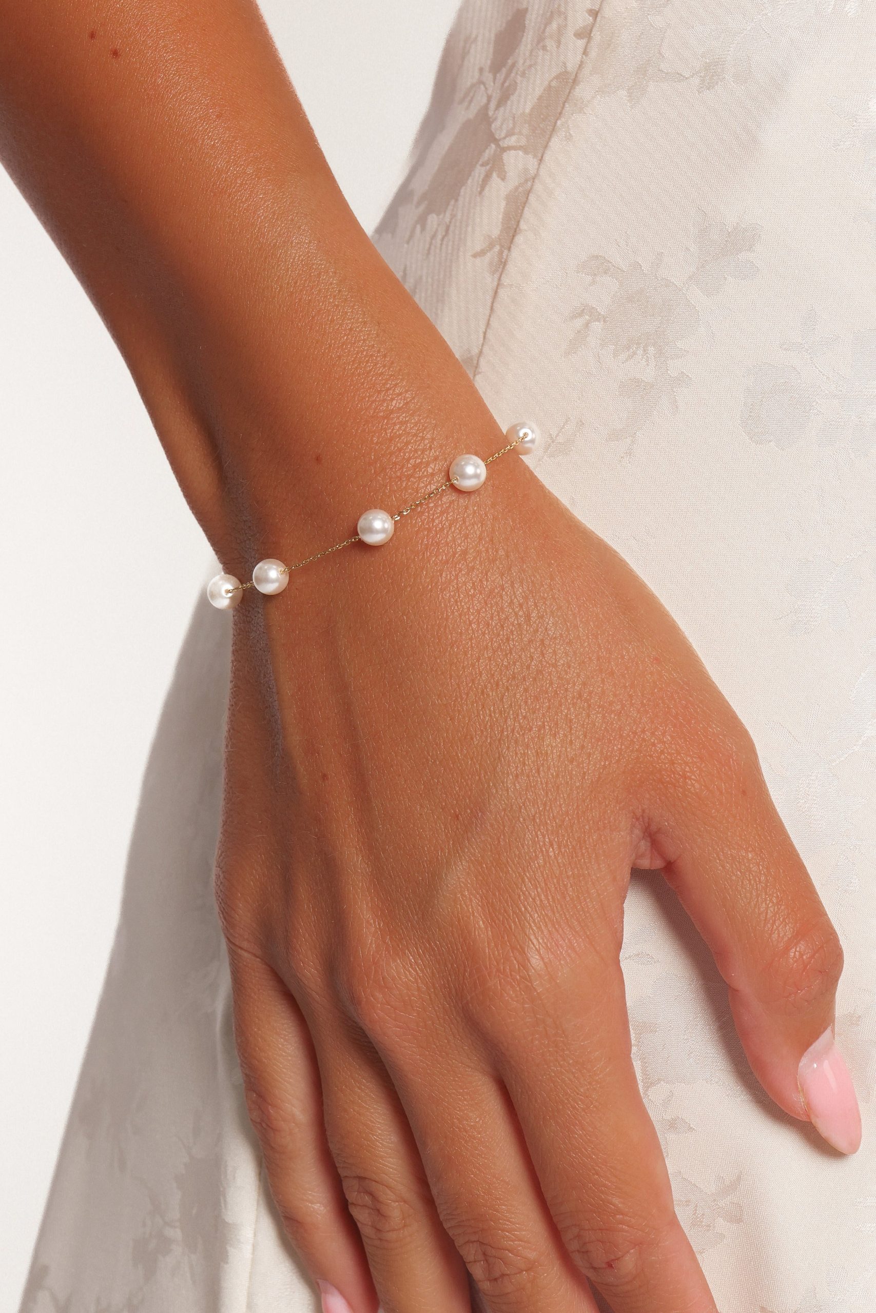 Jasmine Bracelet - Pearl - Image 3