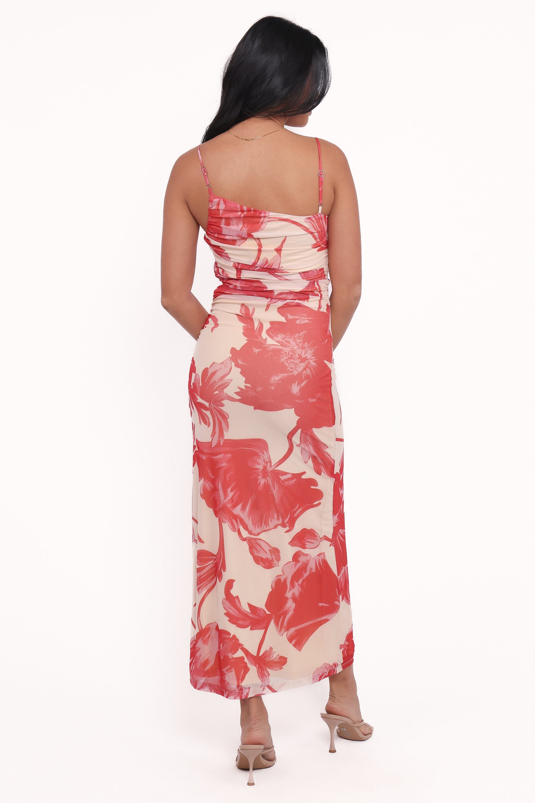 Jasmine Maxi Dress - Red Floral - Image 4