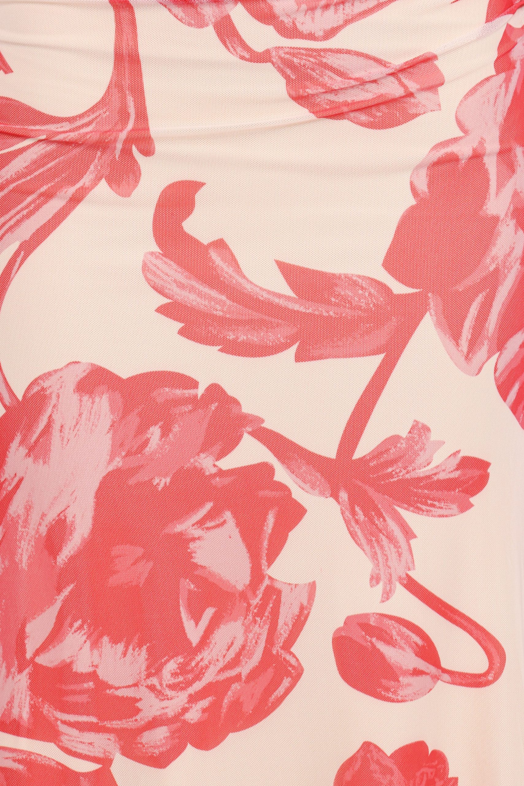 Jasmine Maxi Dress - Red Floral - Image 5