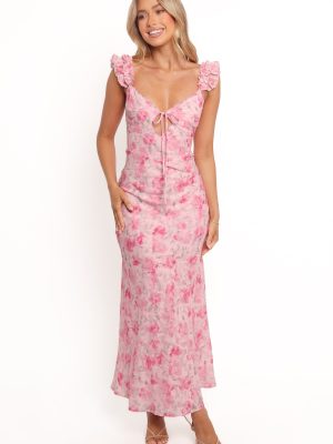 Jean Maxi Dress - Pink Floral