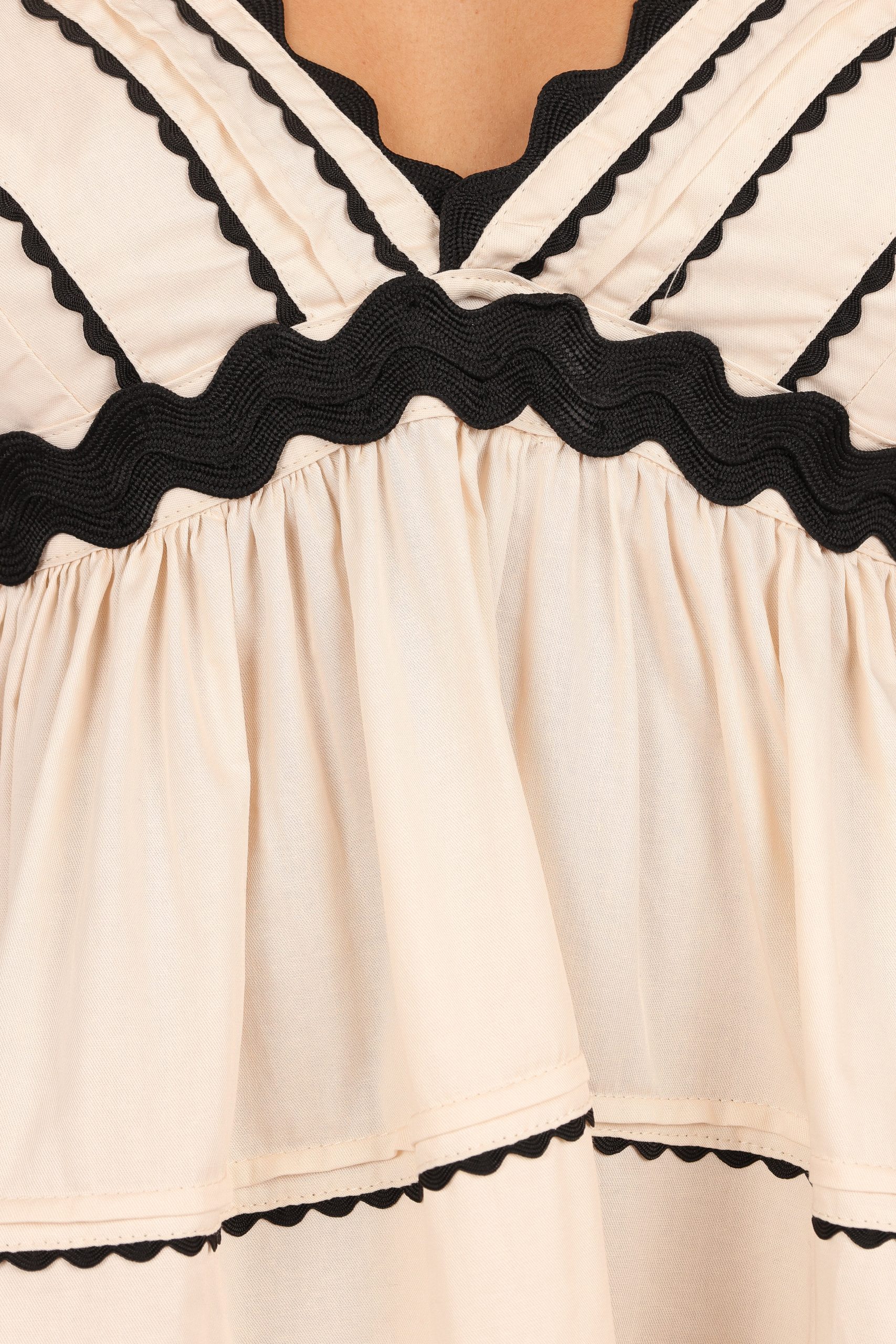 Jeanie Midi Dress - Natural - Image 7