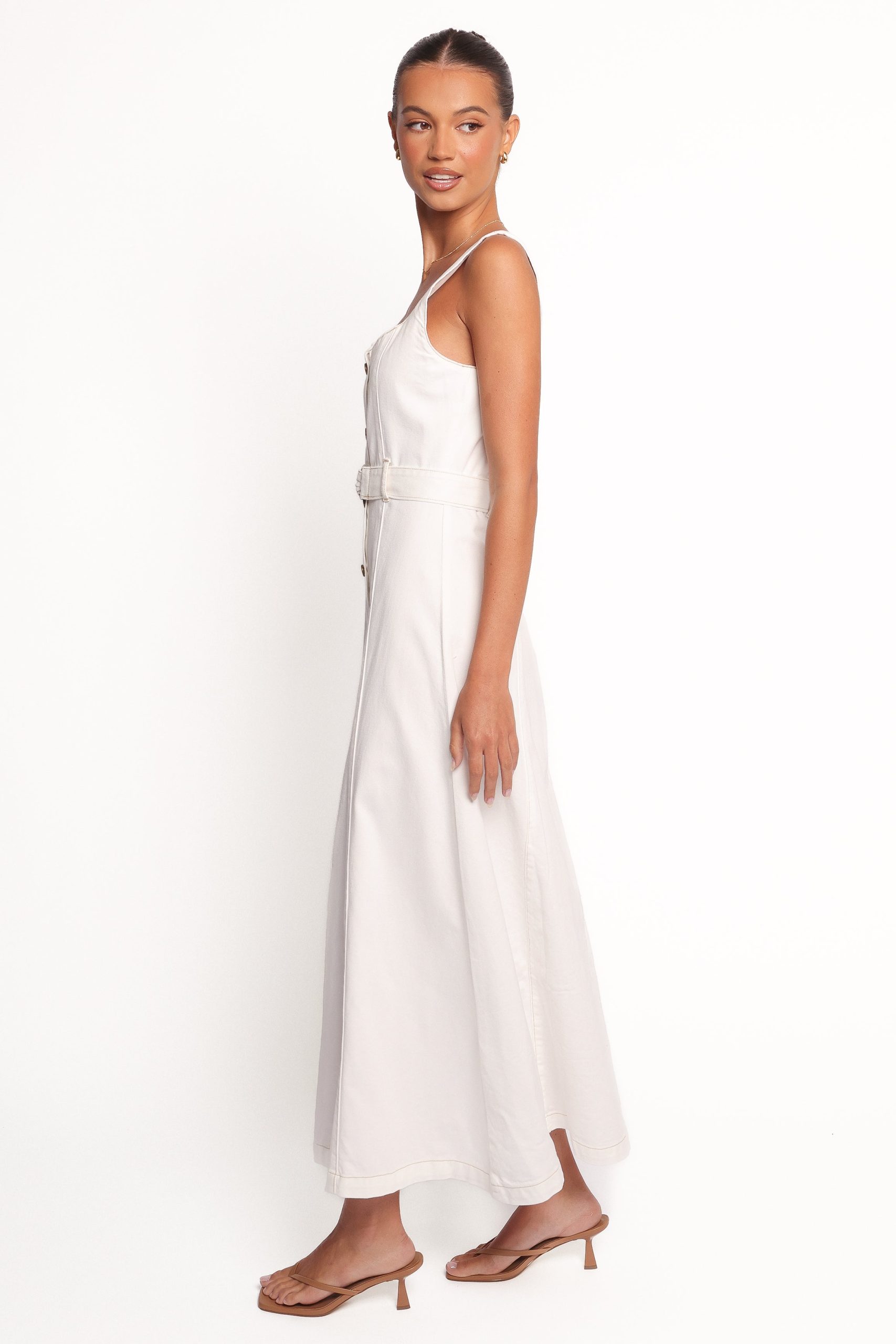 Jennings Midi Dress - White - Image 5