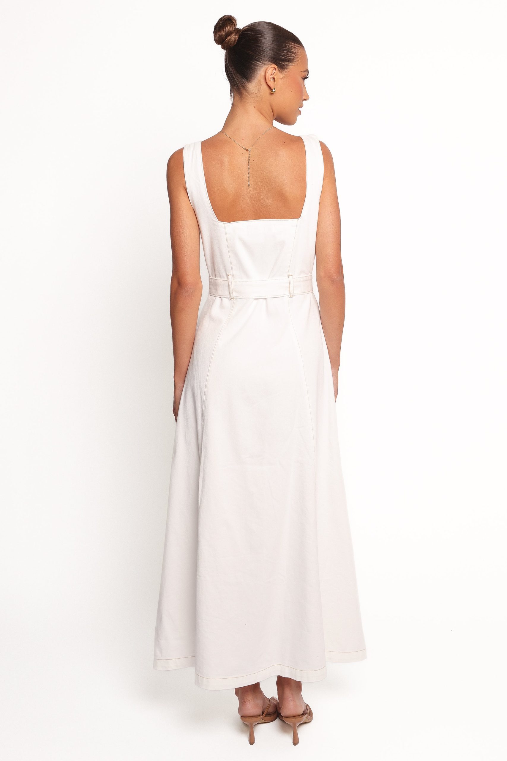 Jennings Midi Dress - White - Image 4