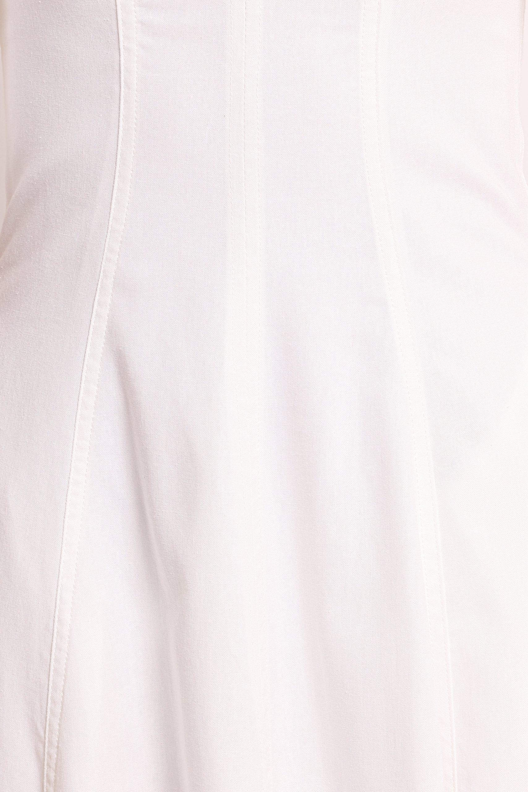 Jensen Off Shoulder Midi Dress - Ivory - Image 7