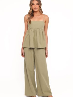 Jessica Pant Set - Olive