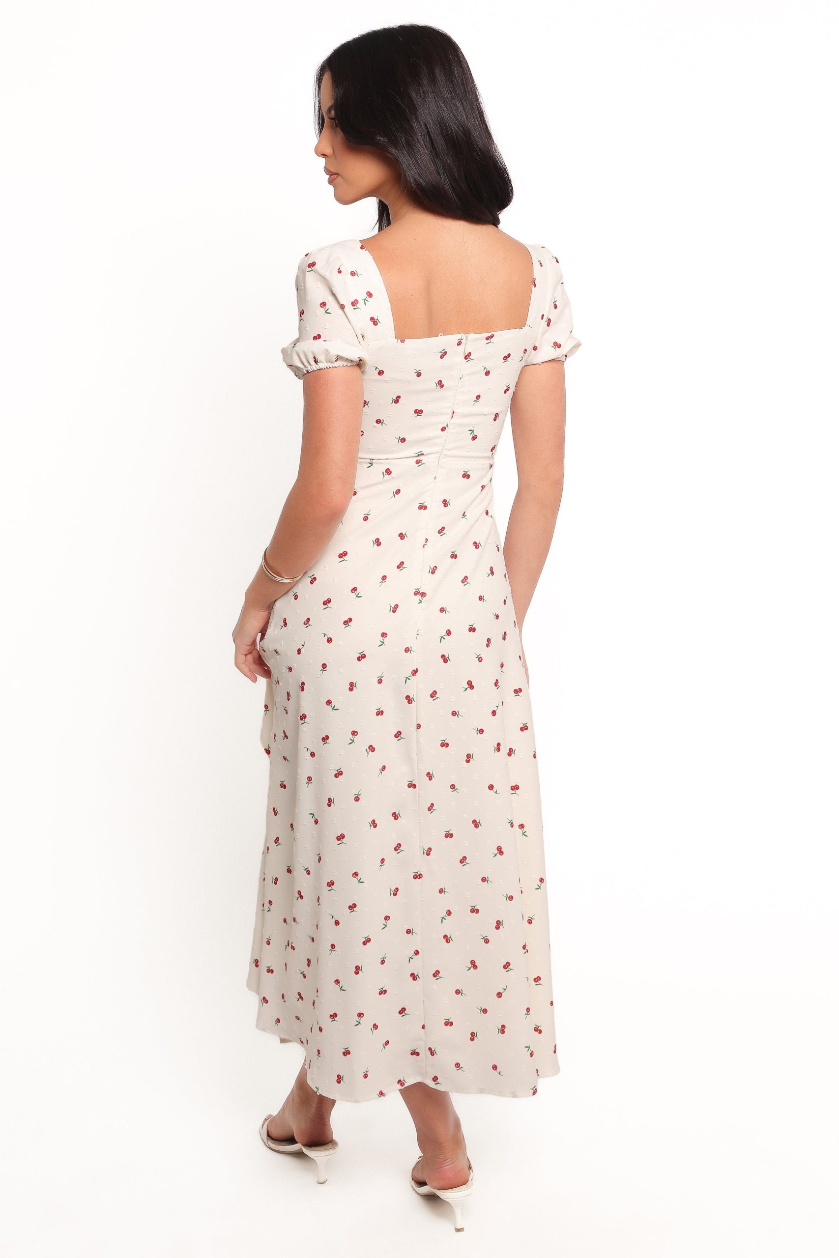 Jill Midi Dress - Cherry Print - Image 5