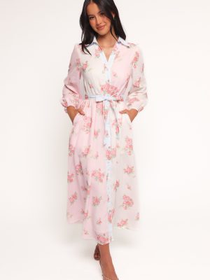 Juni Button Up Maxi Dress - Floral